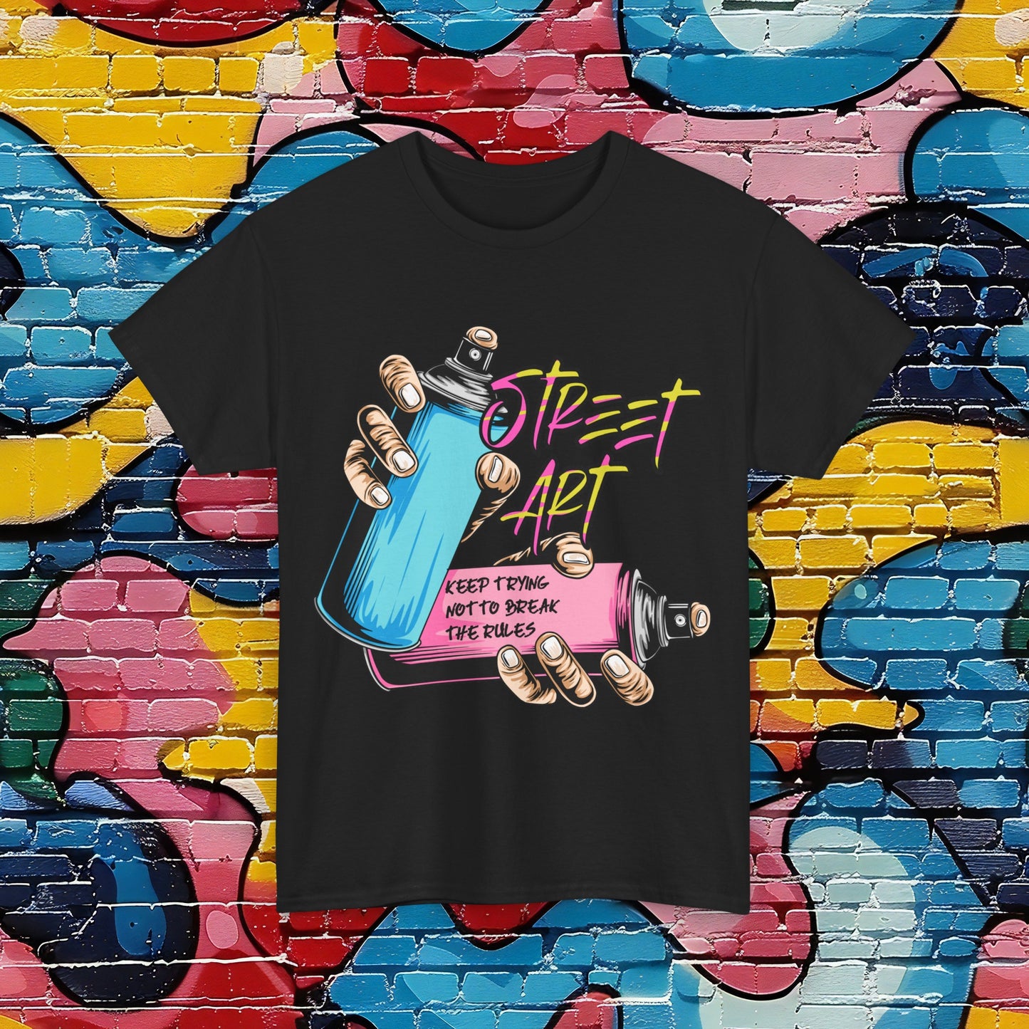 Urban Street Wear Art T-Shirt I Bold and Stylish Street Fashion Unisex Heavy Cotton Tee