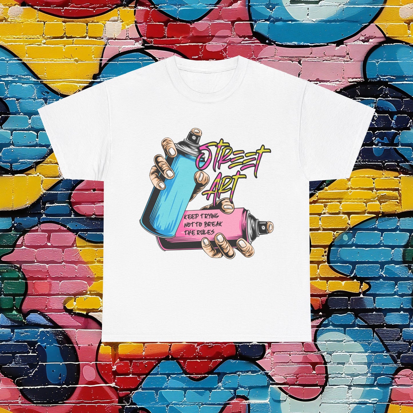 Urban Street Wear Art T-Shirt I Bold and Stylish Street Fashion Unisex Heavy Cotton Tee