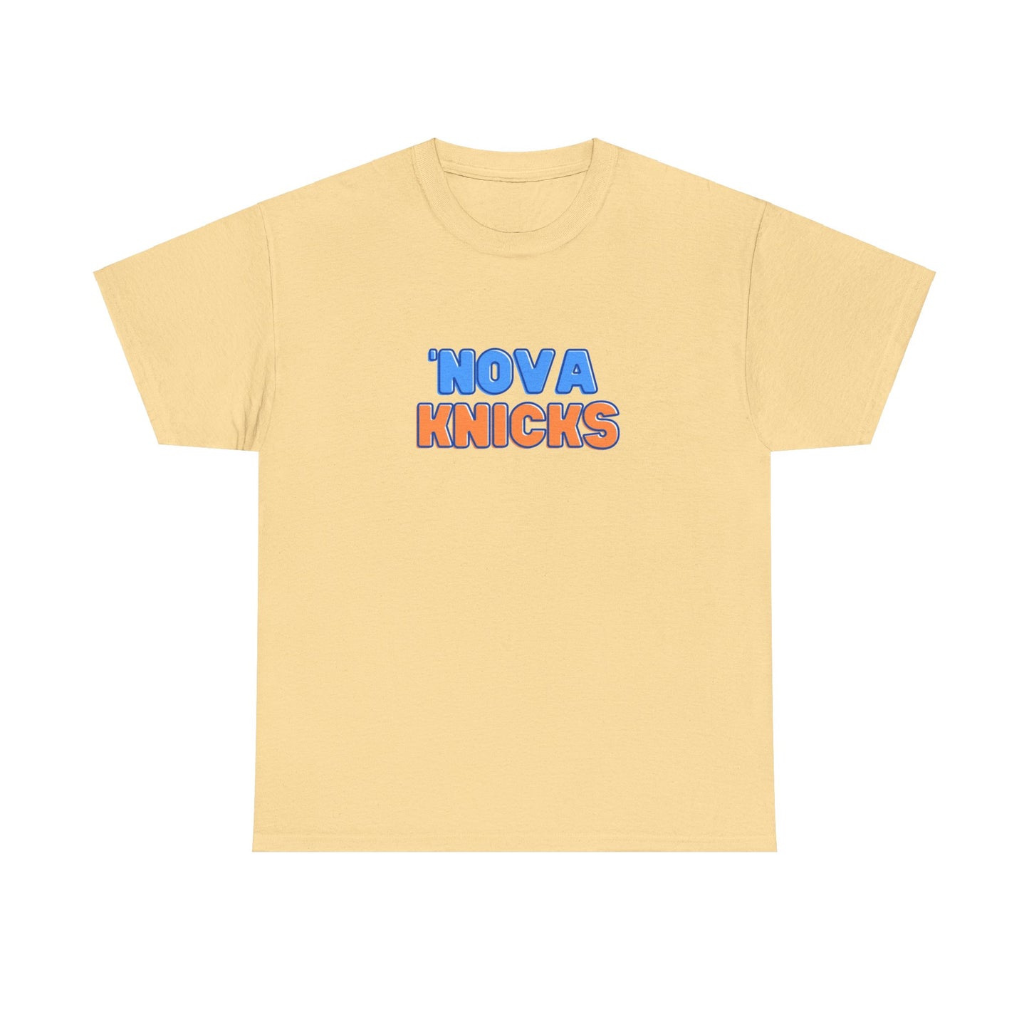 Nova Knicks - Basketball Inspired T-Shirt Unisex Heavy Cotton Tee