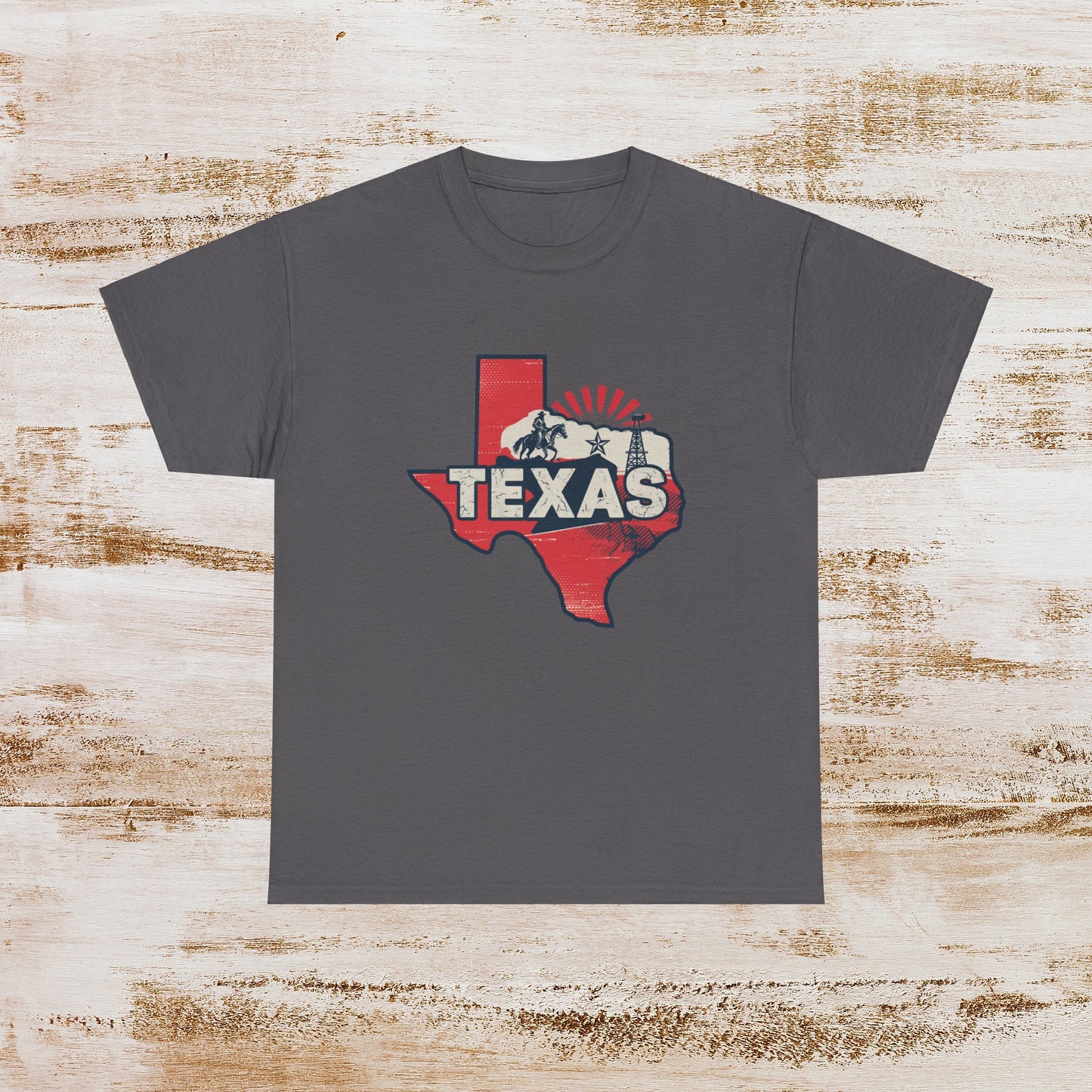 Texas State T-Shirt Perfect Texas Love or Souvenir Tee Unisex Cotton Tee