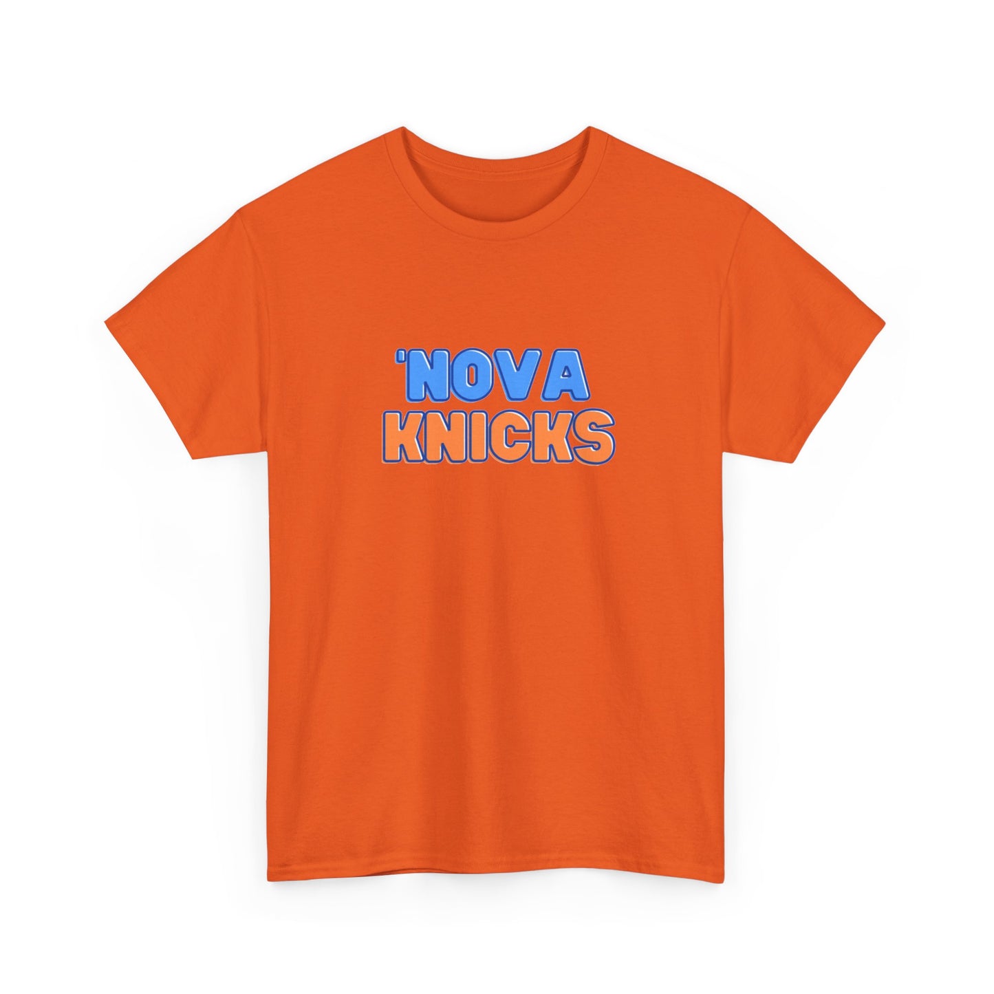 Nova Knicks - Basketball Inspired T-Shirt Unisex Heavy Cotton Tee