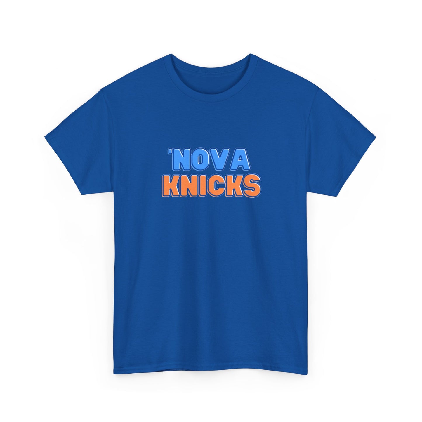 Nova Knicks - Basketball Inspired T-Shirt Unisex Heavy Cotton Tee