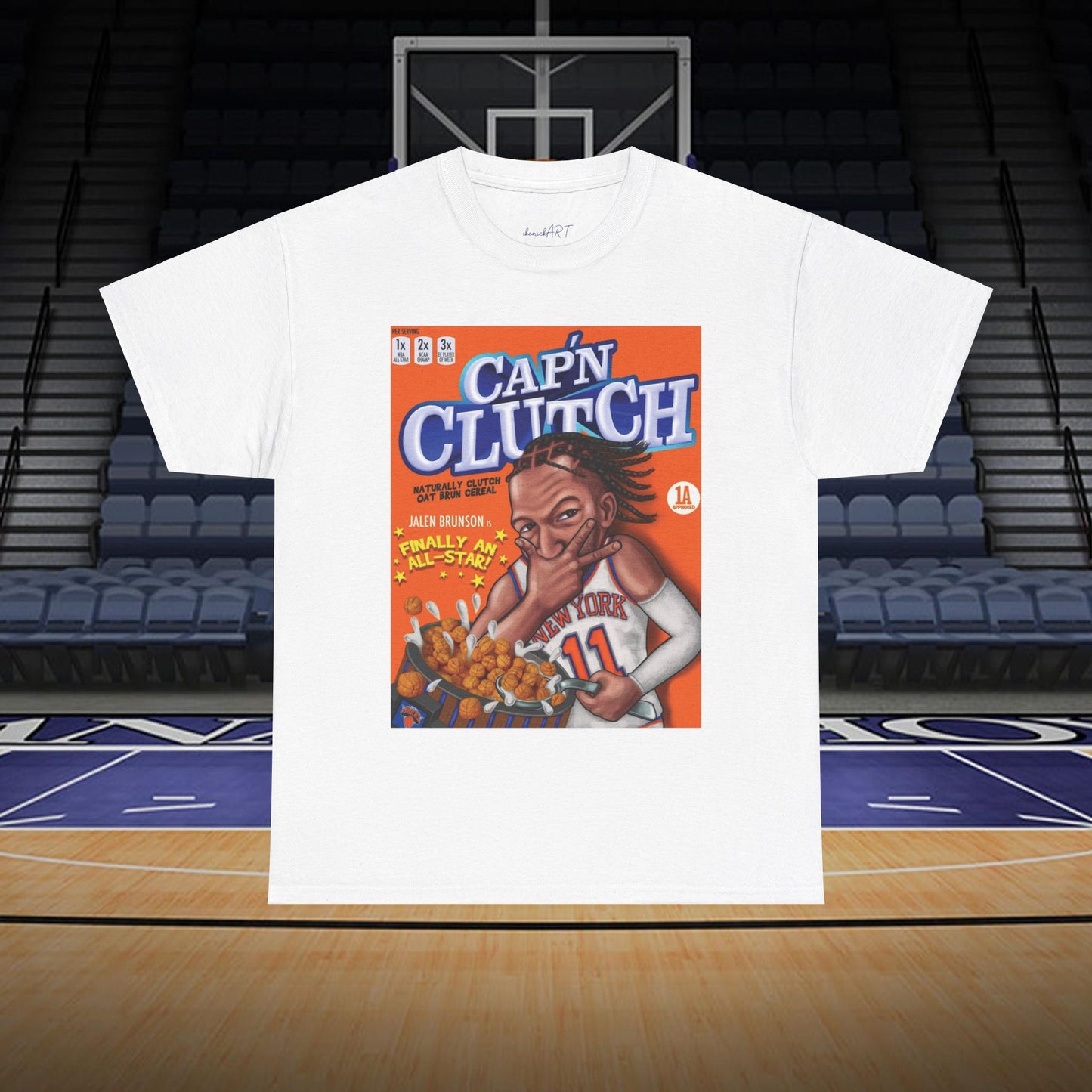 Unisex Captain Clutch Jalen Brunson All-Star t-shirt