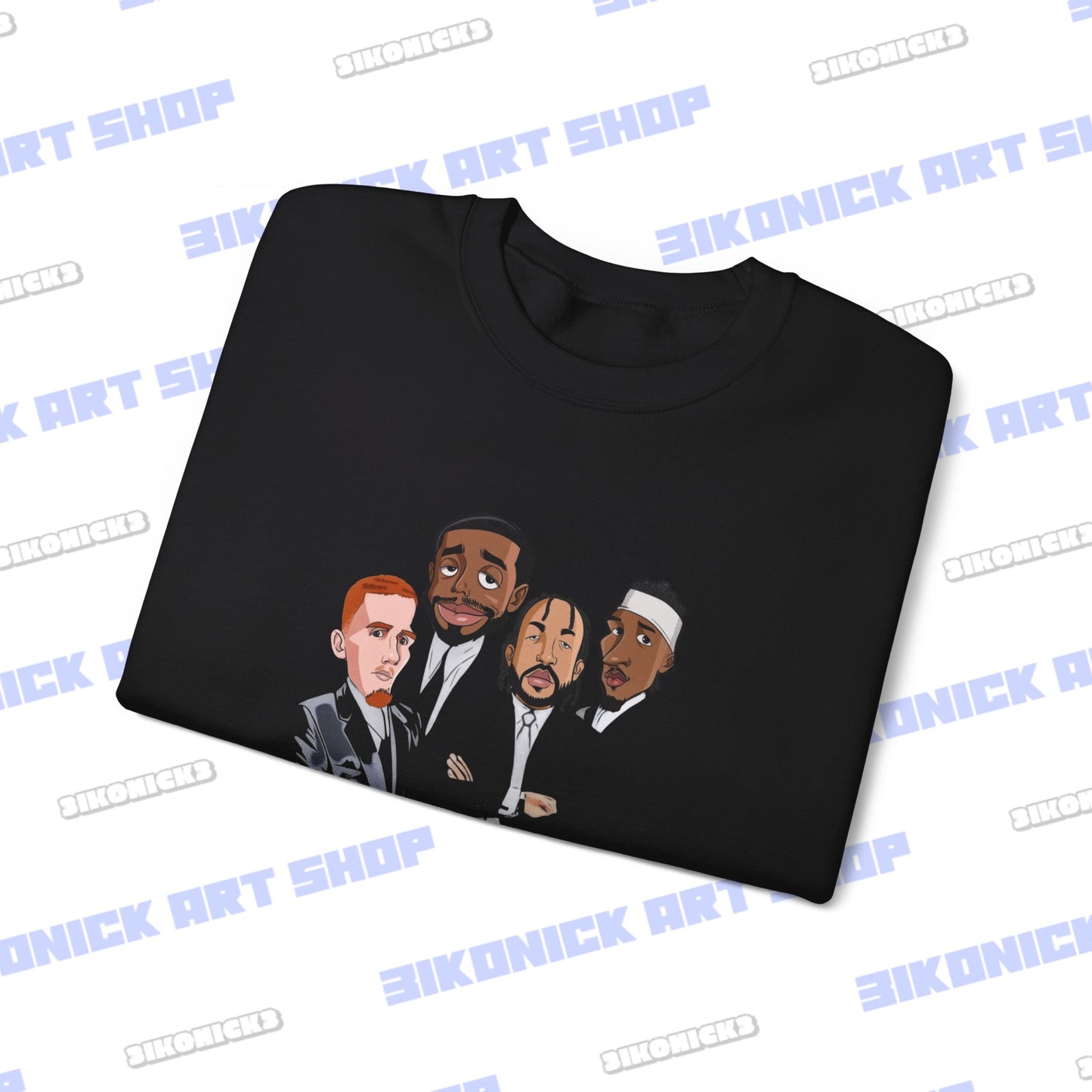 Goodvillas New York Knicks Crewneck Sweatshirt - Goodfellas Movie Parody Jalen Brunson Mikal Bridges Donte DiVincenzo Josh Hart Reunion