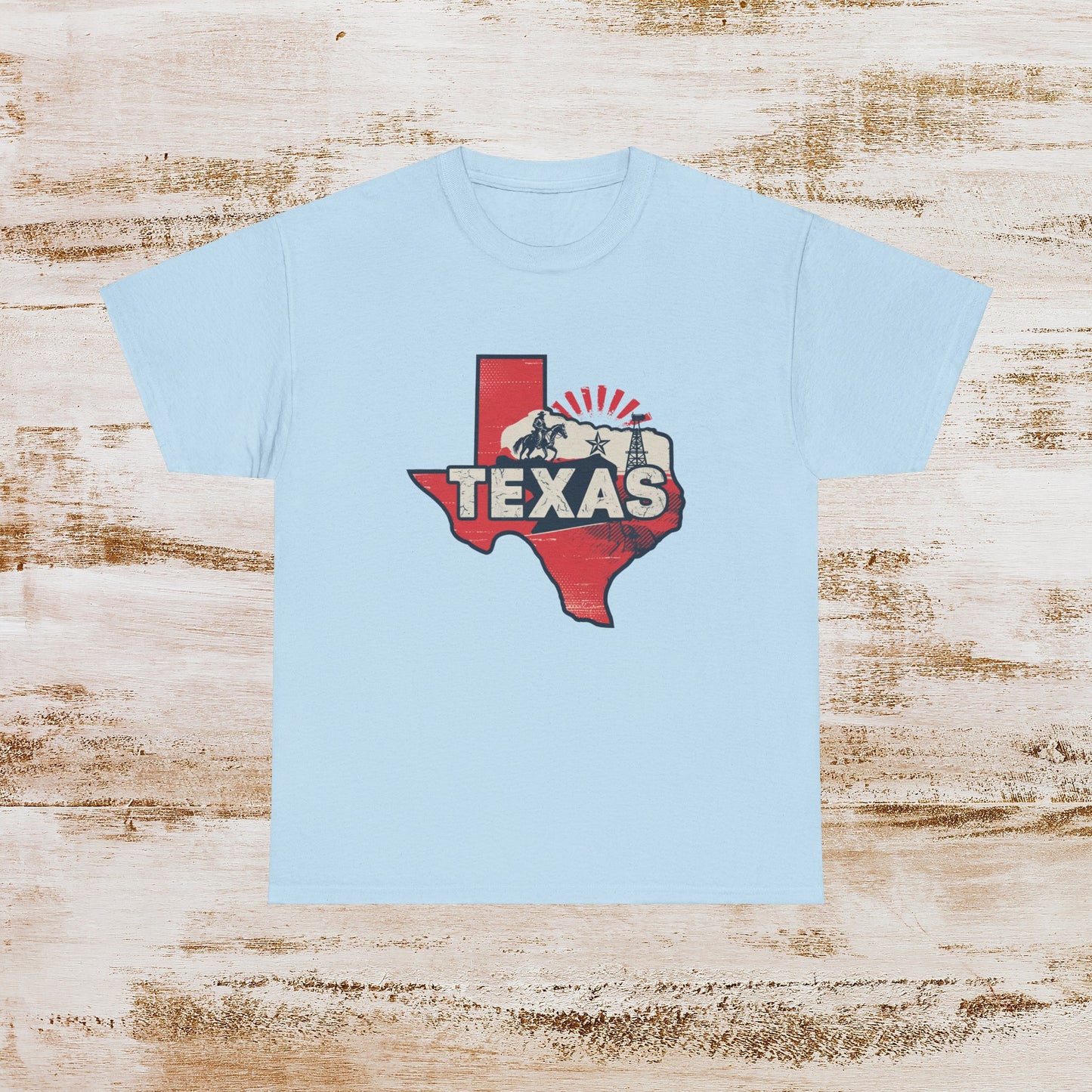 Texas State T-Shirt Perfect Texas Love or Souvenir Tee Unisex Cotton Tee