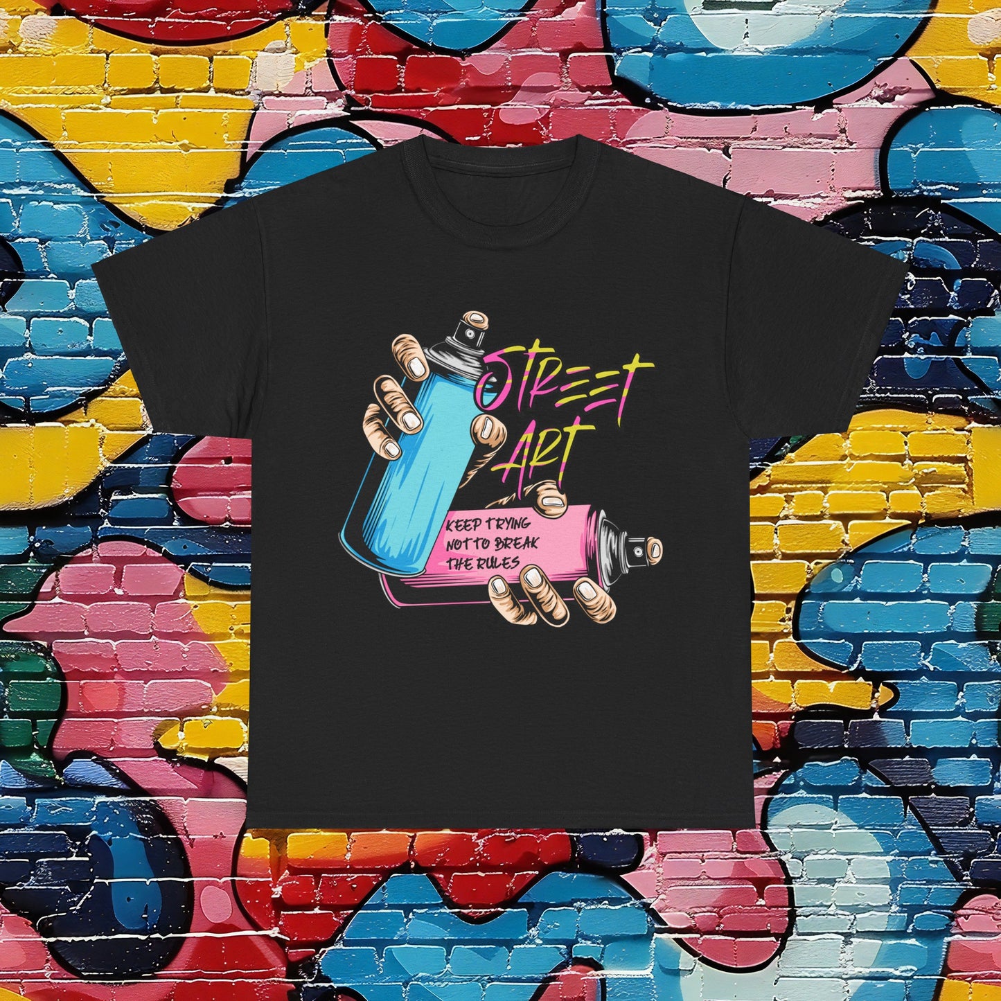 Urban Street Wear Art T-Shirt I Bold and Stylish Street Fashion Unisex Heavy Cotton Tee