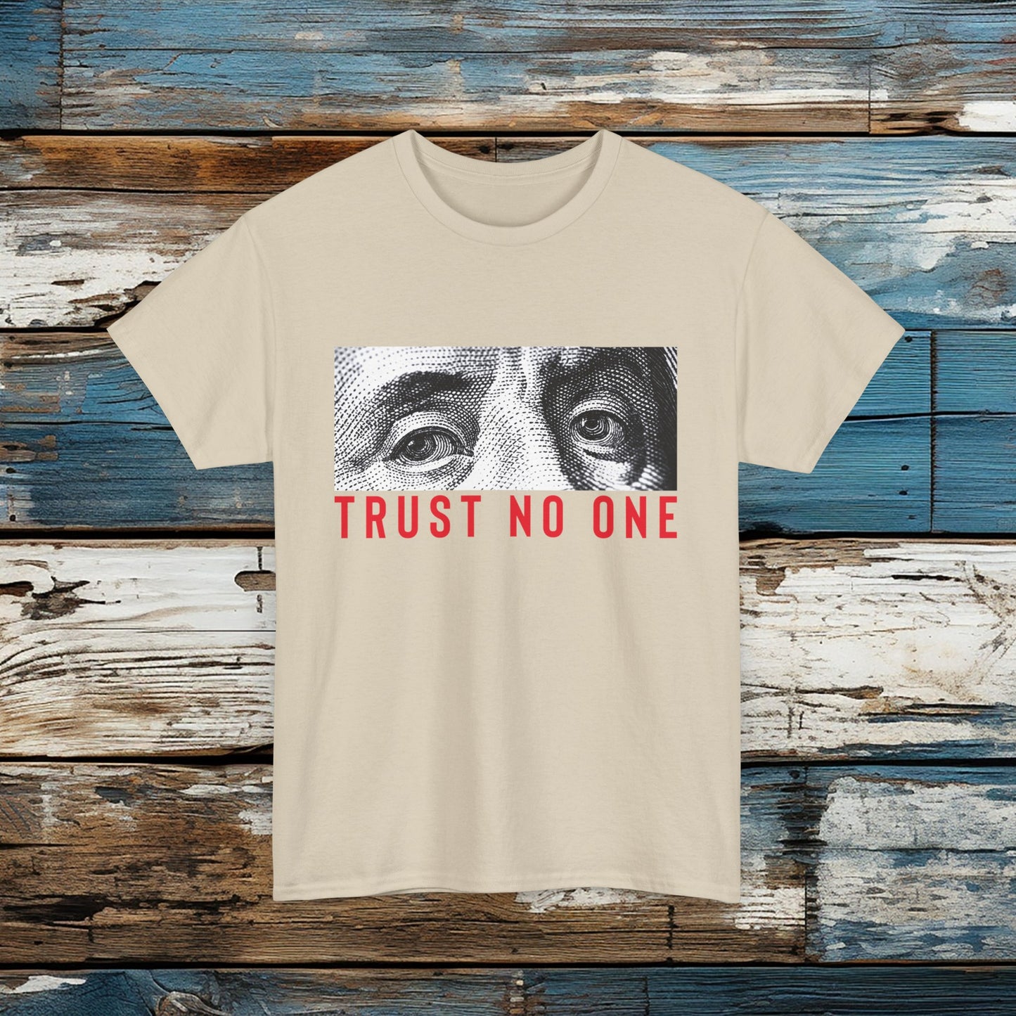 Trust No One T Shirt Unisex Heavy Cotton Tee