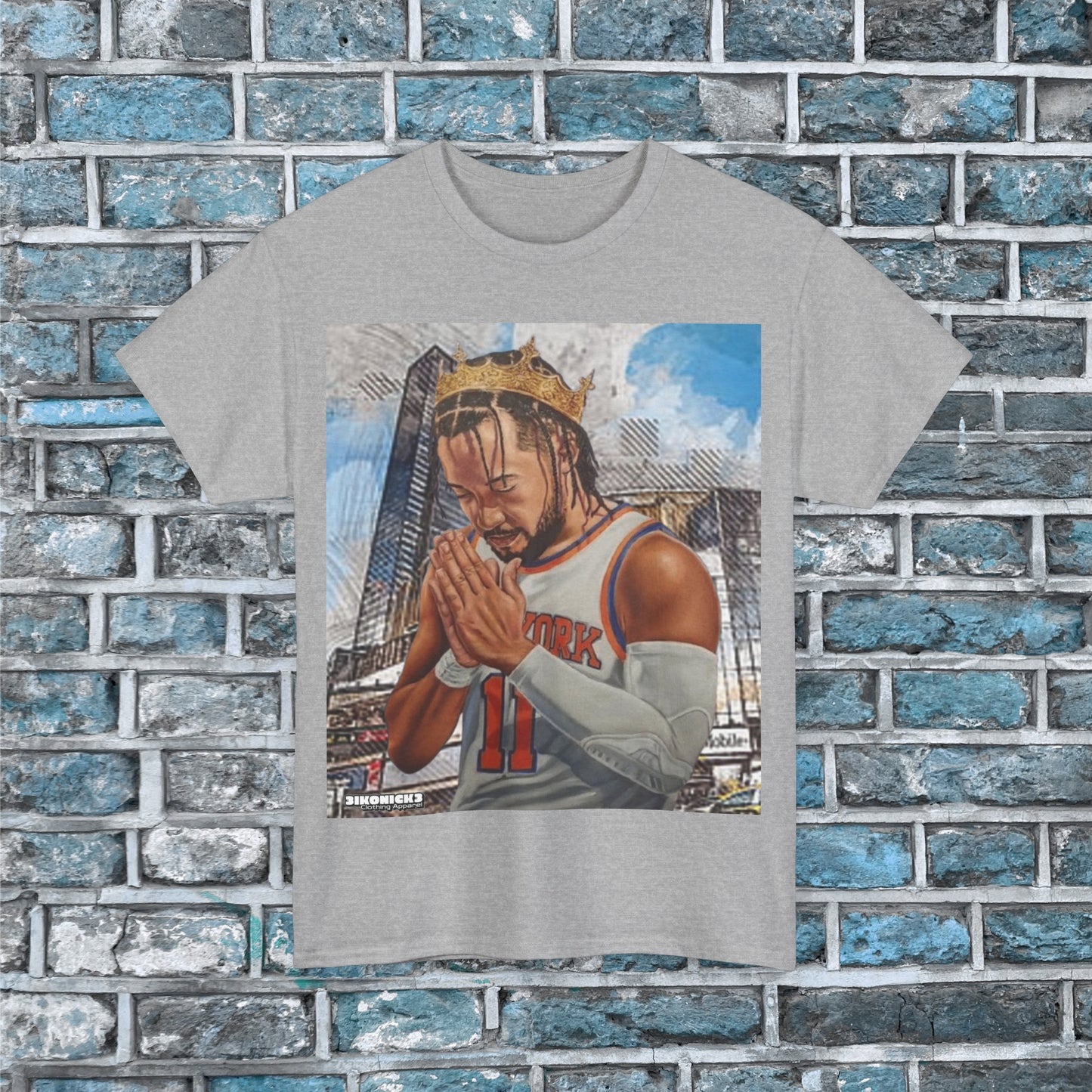 New King of New York Jalen Brunson Knicks Unisex Heavy Cotton Tee