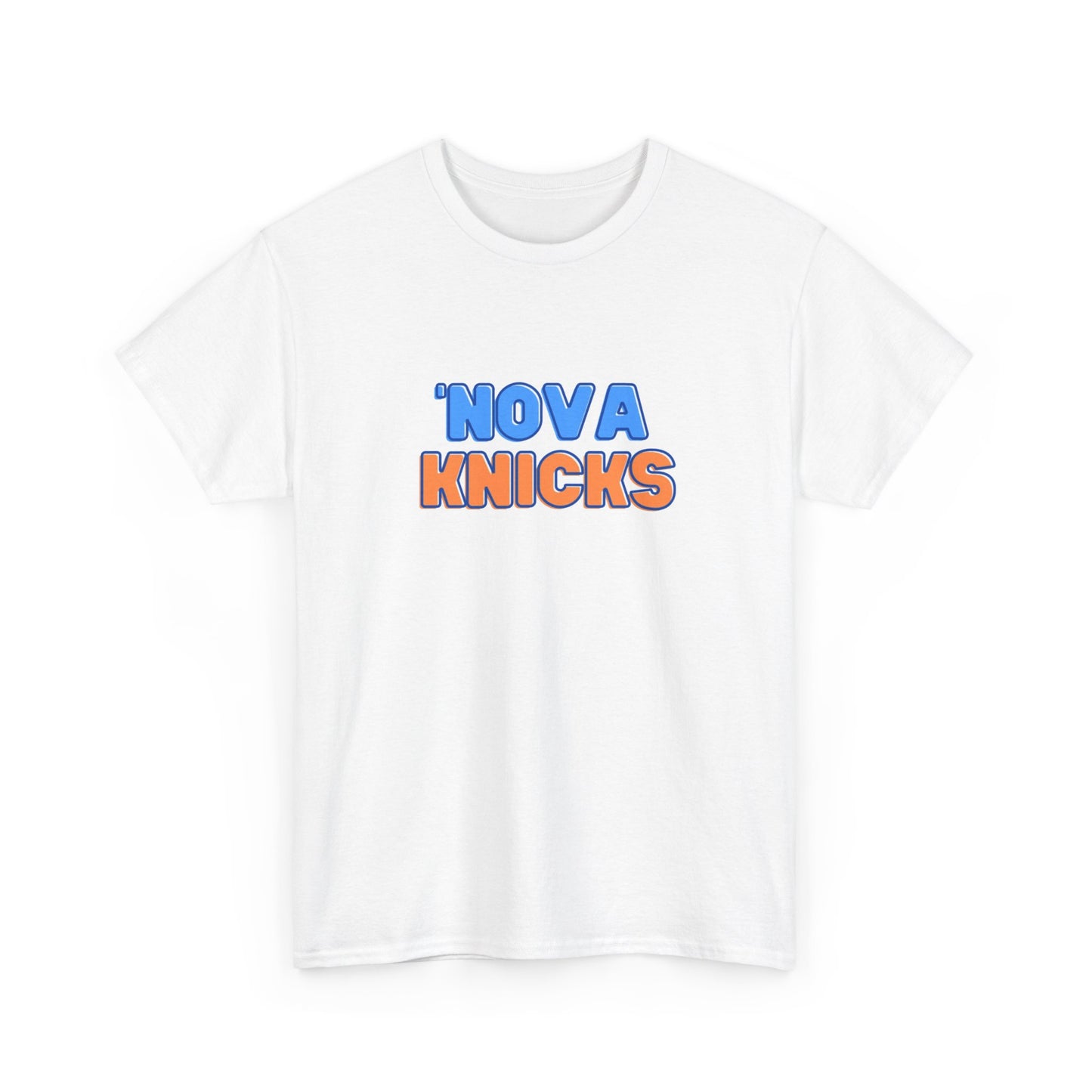 Nova Knicks - Basketball Inspired T-Shirt Unisex Heavy Cotton Tee