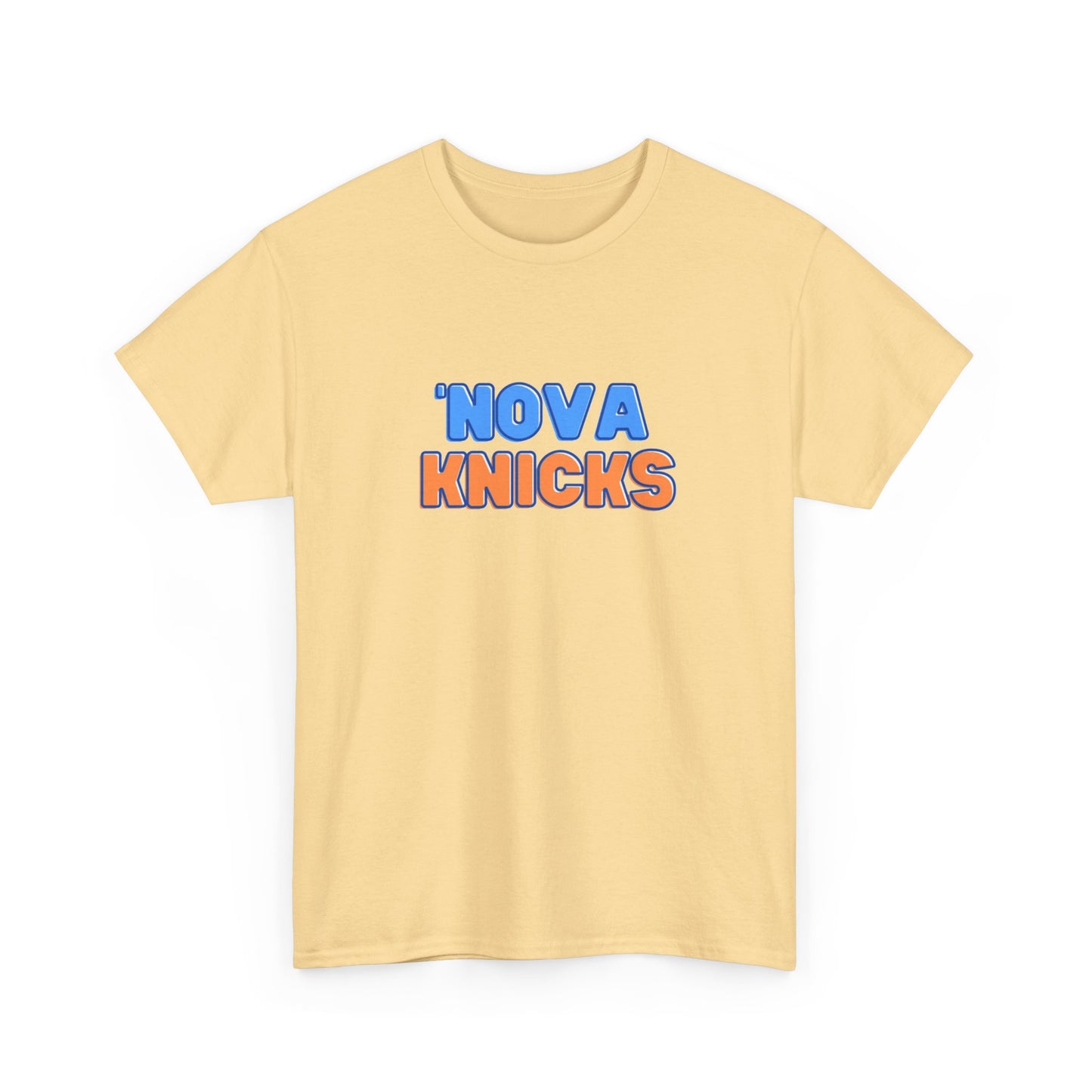Nova Knicks - Basketball Inspired T-Shirt Unisex Heavy Cotton Tee