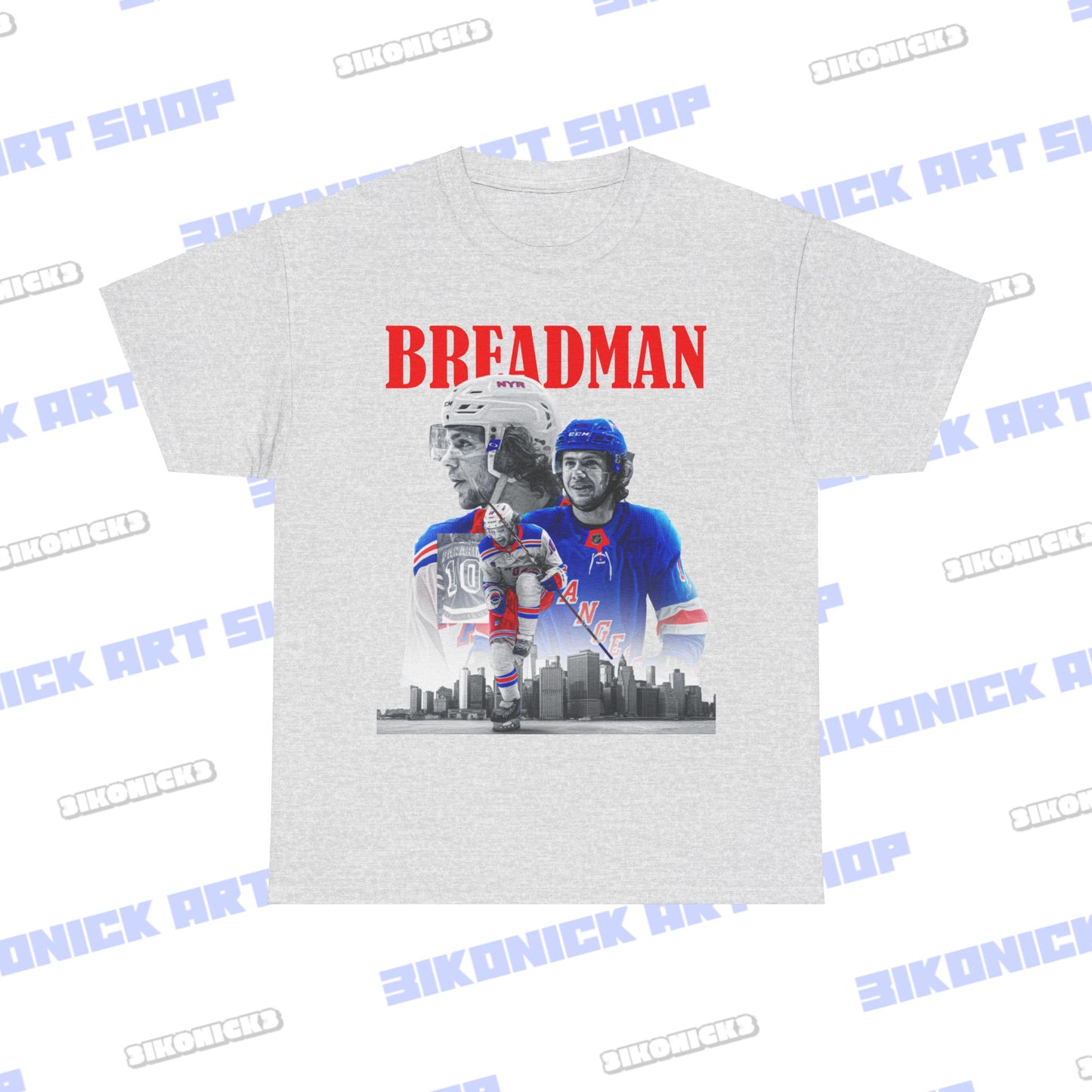 New York Rangers Breadman Unisex T-shirt, Artemi Panarin New York Ice Hockey Shirt, Ice Hockey  Fan Gift, Rangers