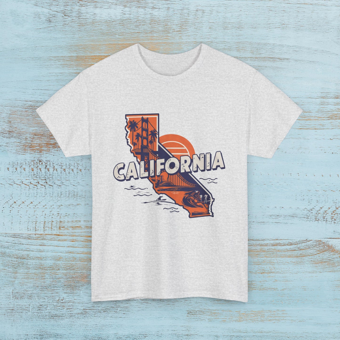 California State T-Shirt l Perfect Cali Love or Souvenir Tee Unisex Cotton