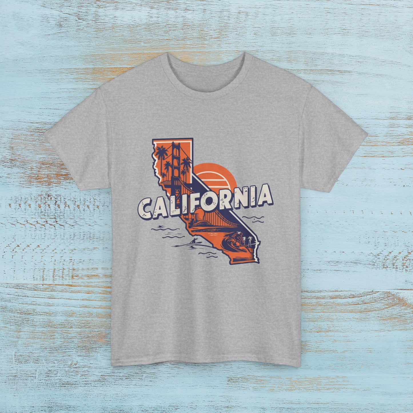 California State T-Shirt l Perfect Cali Love or Souvenir Tee Unisex Cotton