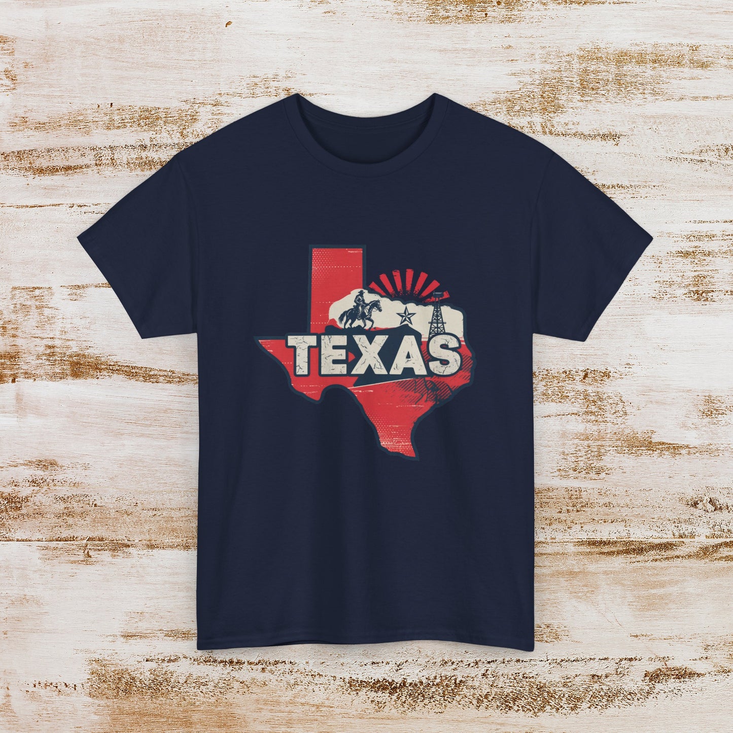 Texas State T-Shirt Perfect Texas Love or Souvenir Tee Unisex Cotton Tee