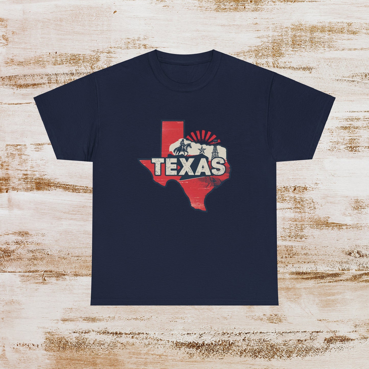 Texas State T-Shirt Perfect Texas Love or Souvenir Tee Unisex Cotton Tee