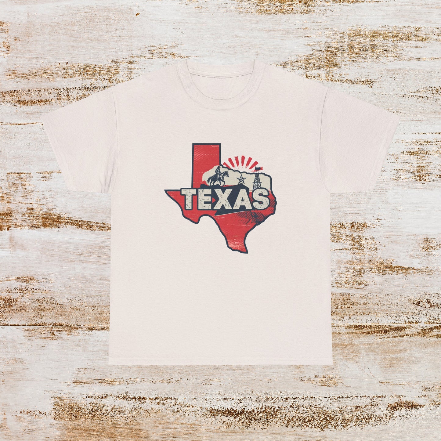 Texas State T-Shirt Perfect Texas Love or Souvenir Tee Unisex Cotton Tee