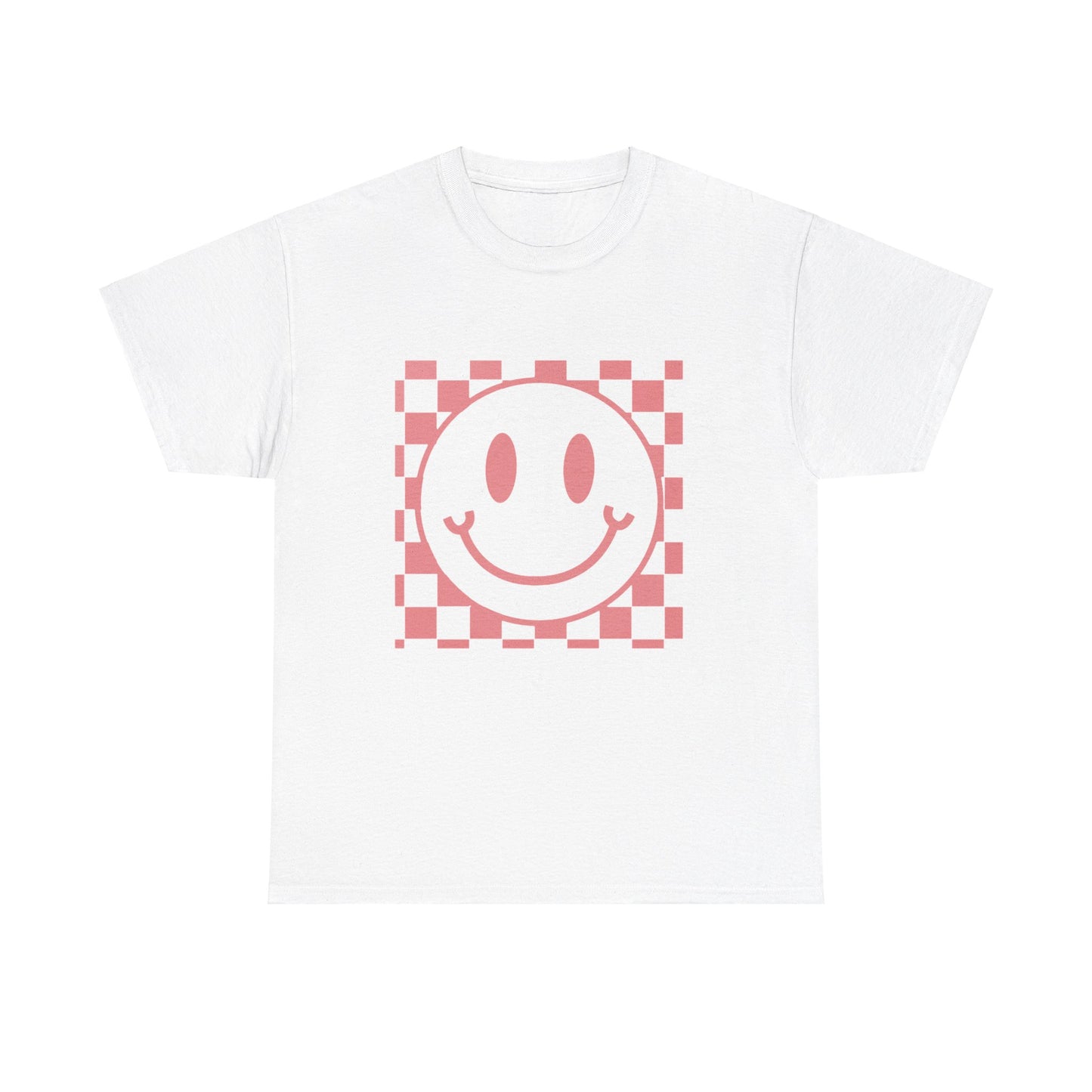 Womans Large Preppy Smiley Face Tee | Smiley Face | Preppy Shirts | Adult Shirts | Soft Shirts |