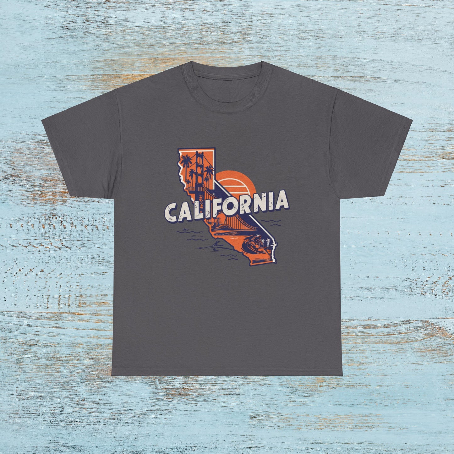 California State T-Shirt l Perfect Cali Love or Souvenir Tee Unisex Cotton