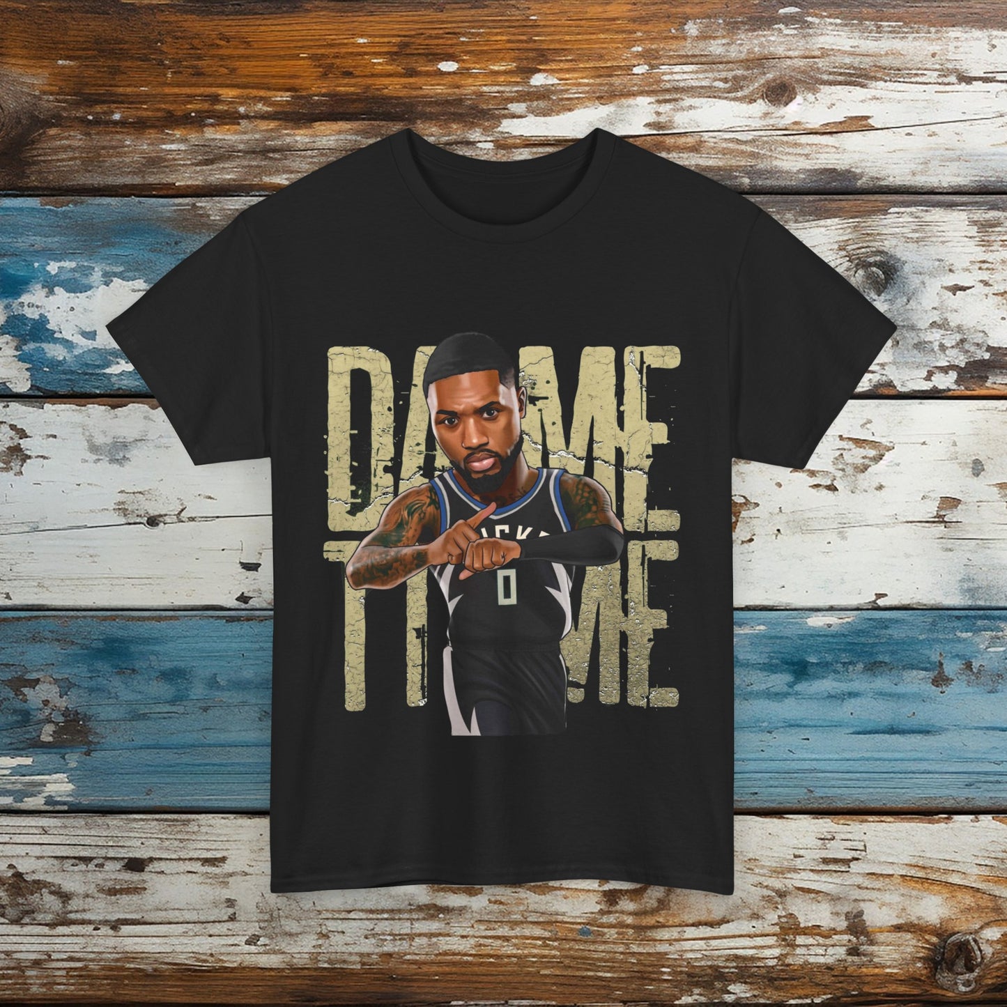 Damian Lillard Dame T Shirt for Milwaukee Basketball fan Graphic T-Shirt Tee for Men Women streetwear unisex