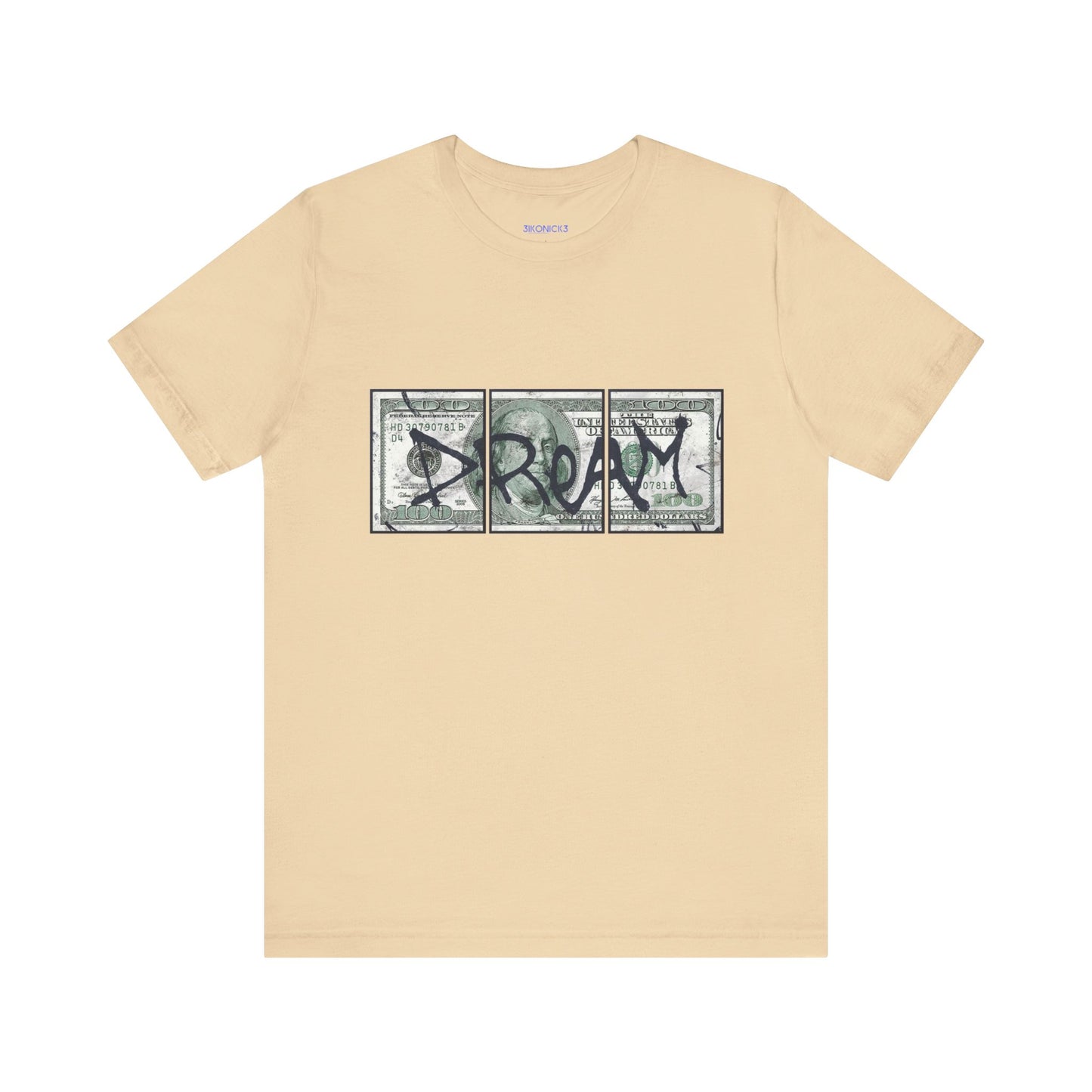 The 100 Dollar Dream T-shirt  is a stylish and motivational garment that encourages individuals to pursue their dreams with passion