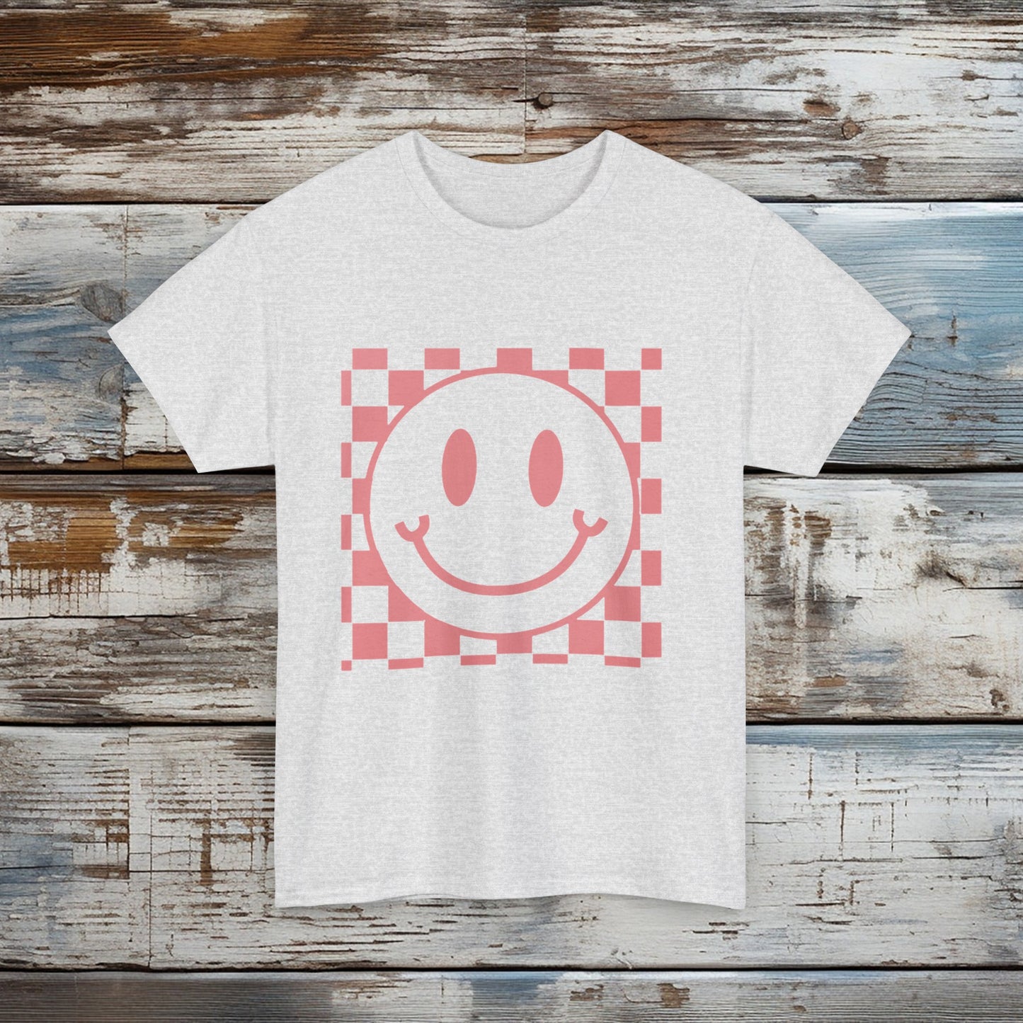 Womans Large Preppy Smiley Face Tee | Smiley Face | Preppy Shirts | Adult Shirts | Soft Shirts |