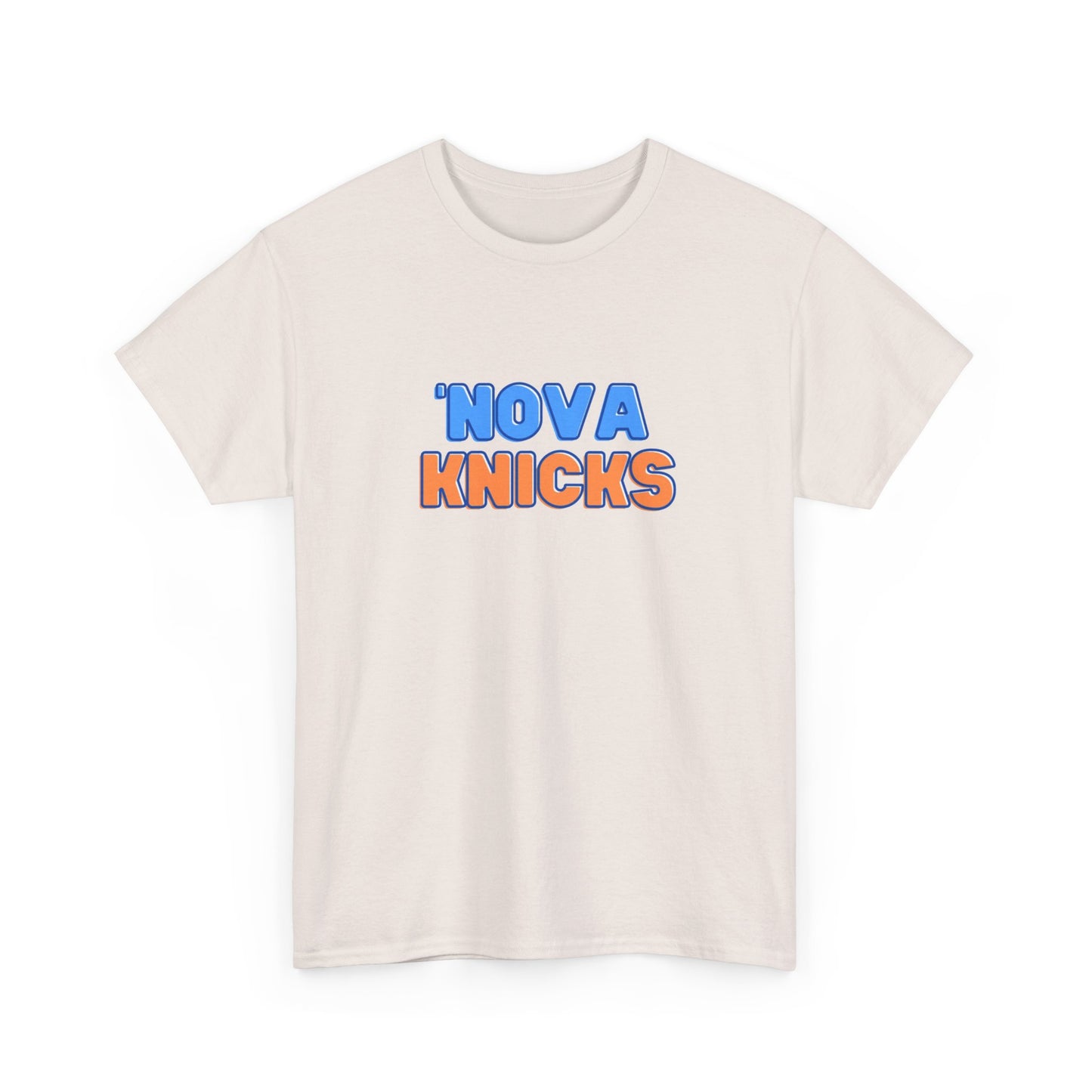 Nova Knicks - Basketball Inspired T-Shirt Unisex Heavy Cotton Tee