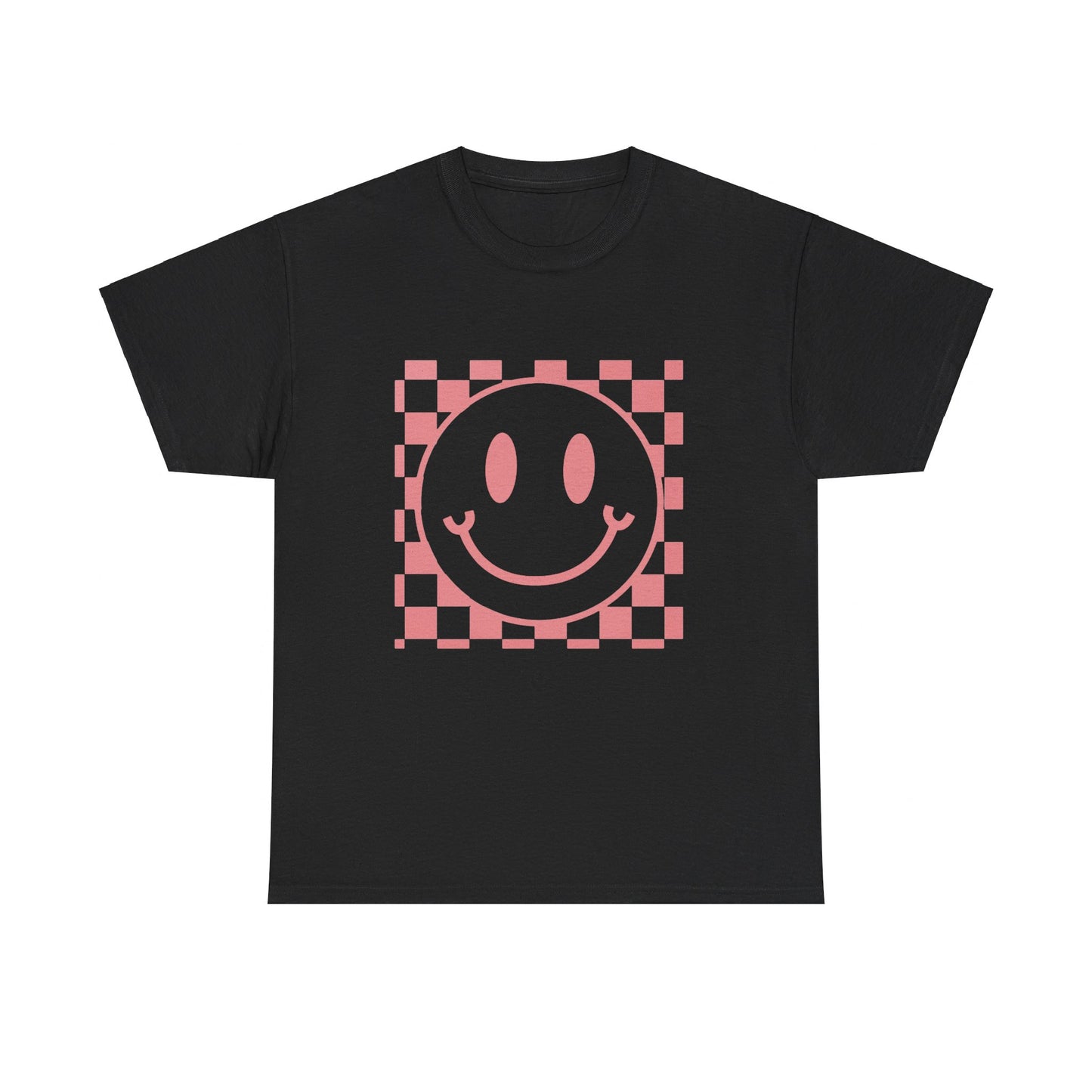 Womans Large Preppy Smiley Face Tee | Smiley Face | Preppy Shirts | Adult Shirts | Soft Shirts |