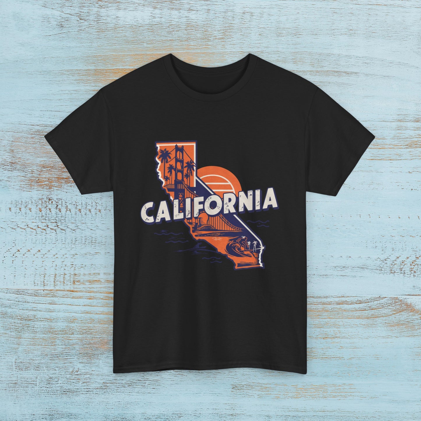 California State T-Shirt l Perfect Cali Love or Souvenir Tee Unisex Cotton