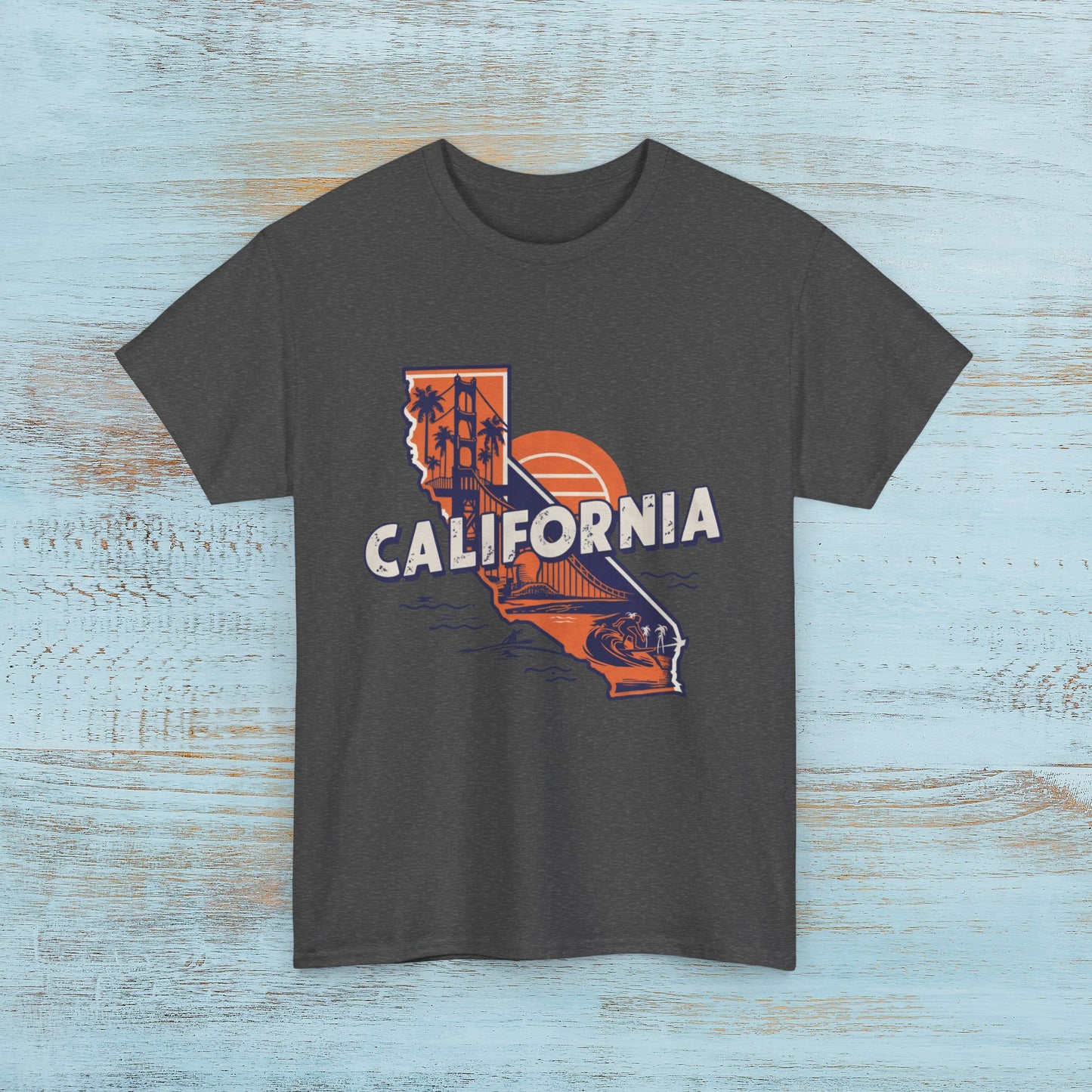 California State T-Shirt l Perfect Cali Love or Souvenir Tee Unisex Cotton