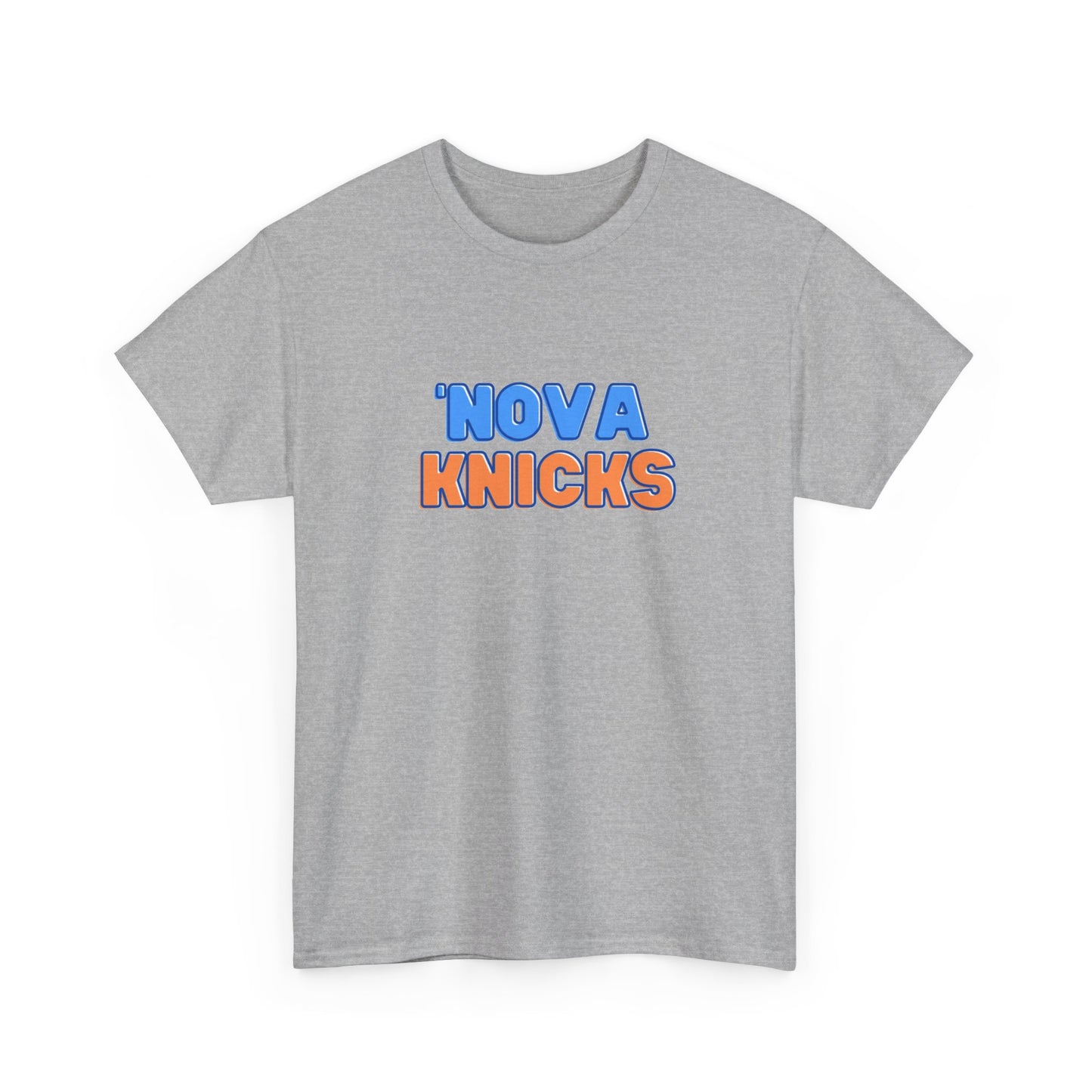 Nova Knicks - Basketball Inspired T-Shirt Unisex Heavy Cotton Tee