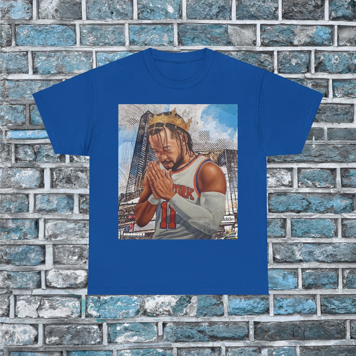 New King of New York Jalen Brunson Knicks Unisex Heavy Cotton Tee