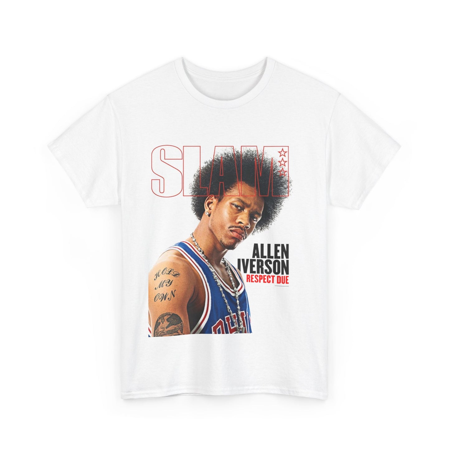 Allen Iverson - 'AI' Star Slam T-Shirt Unisex Heavy Cotton Tee