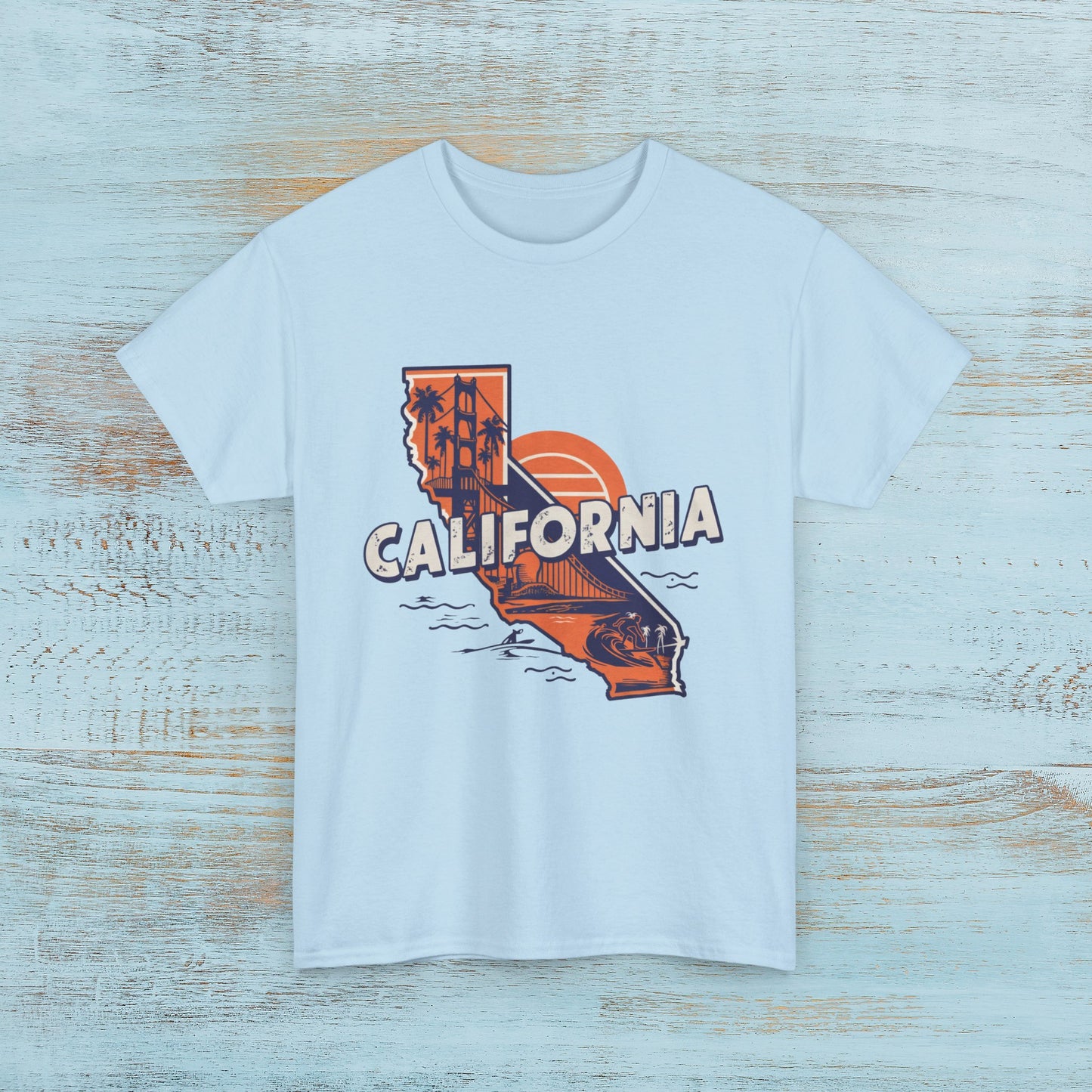 California State T-Shirt l Perfect Cali Love or Souvenir Tee Unisex Cotton