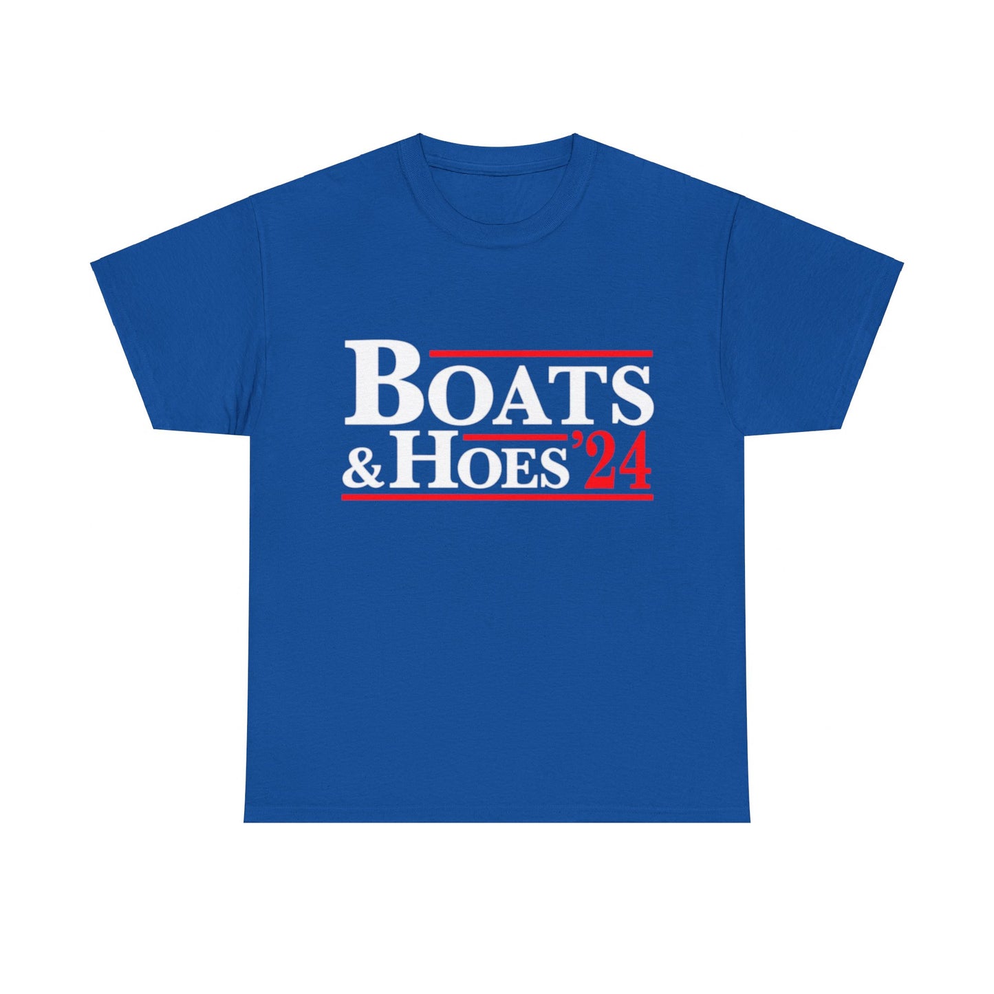 Boats and Hoes 2024 T-Shirt, Funny Election Shirt, Trendy Election Day 24 Tee, Patriotic Shirt, Election Lover Gift Tee, Fun Stepbrother Tee