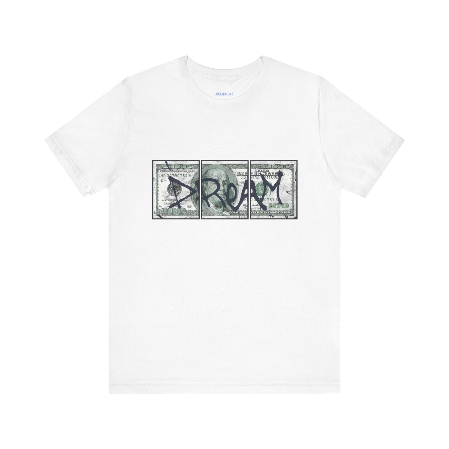 The 100 Dollar Dream T-shirt  is a stylish and motivational garment that encourages individuals to pursue their dreams with passion