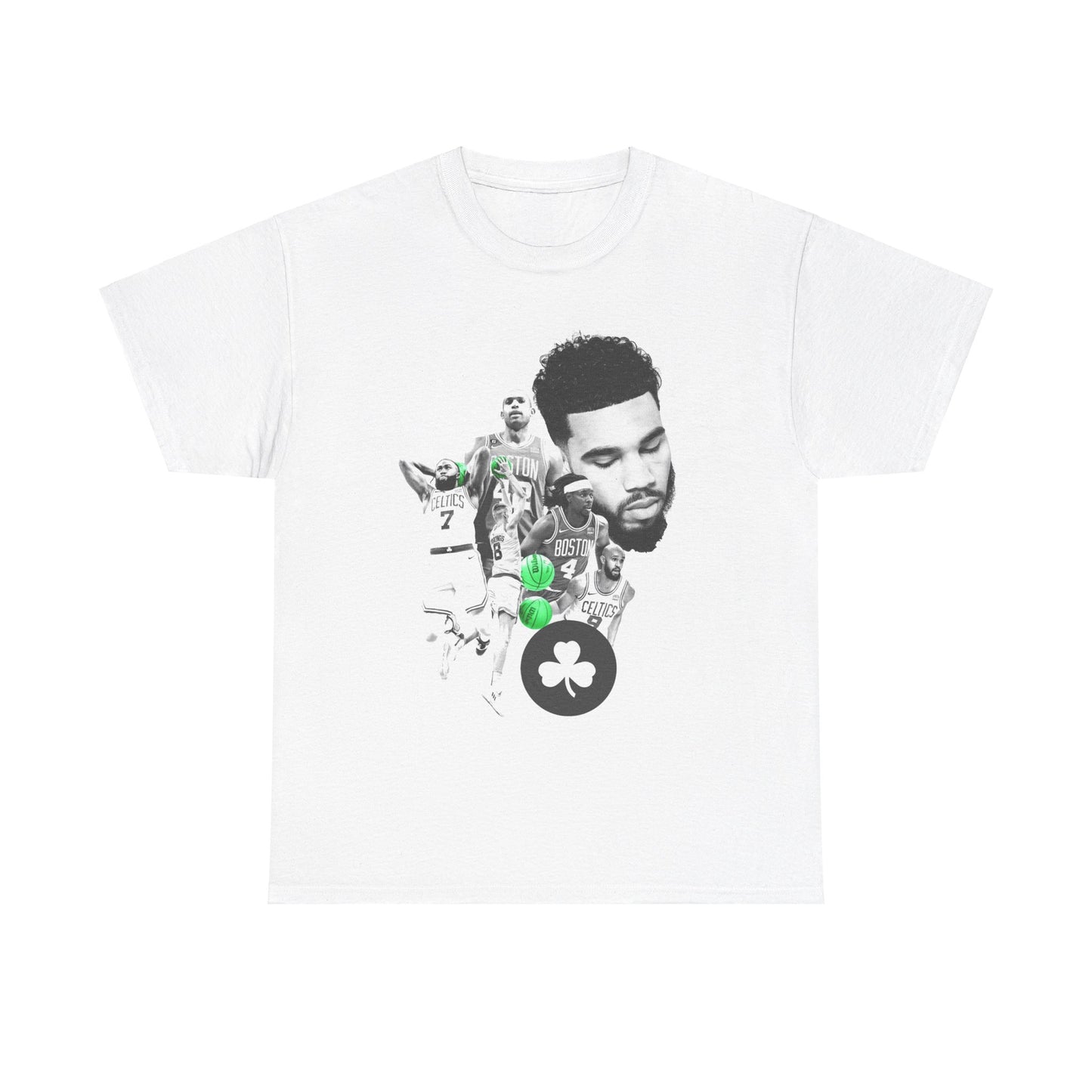 Boston Jayson Tatum Jaylen Brown Porzingis Derrick White Basketball Playoffs Graphic Tee Vintage T-shirt for Basketball Fans Men & Women