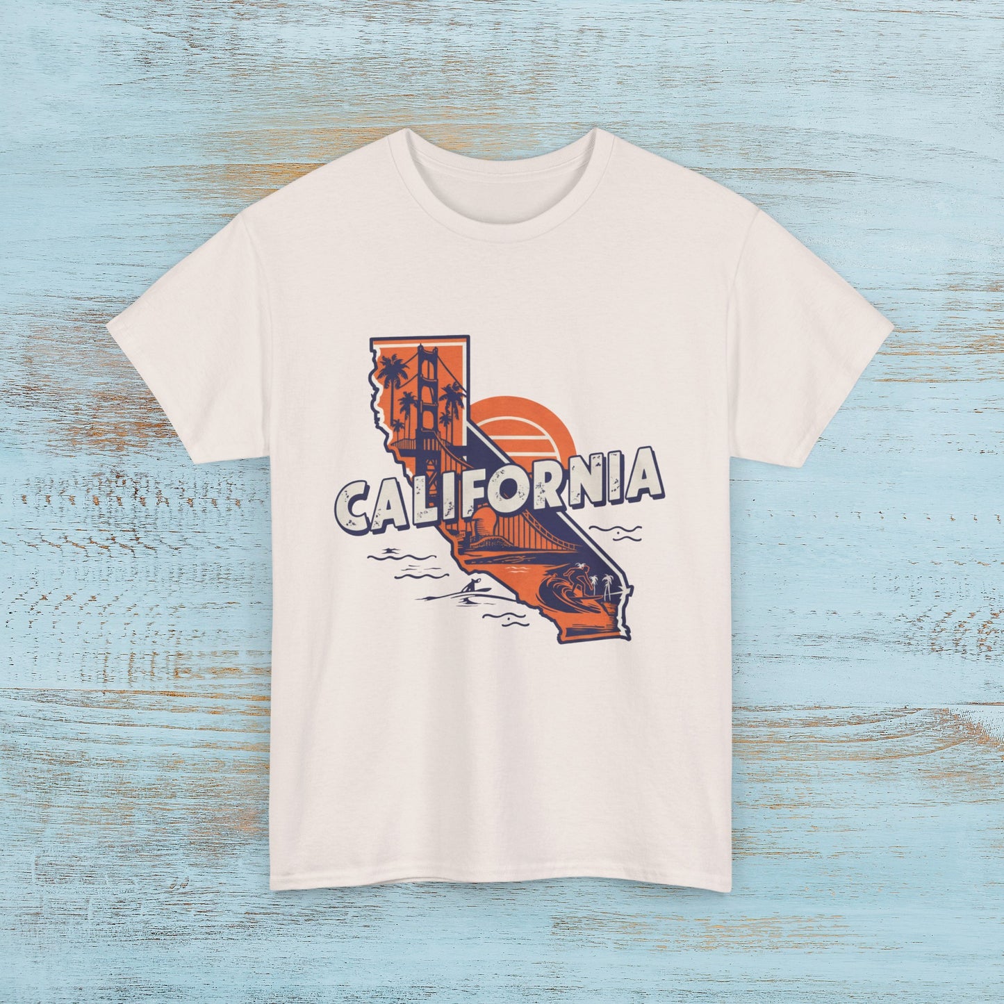 California State T-Shirt l Perfect Cali Love or Souvenir Tee Unisex Cotton