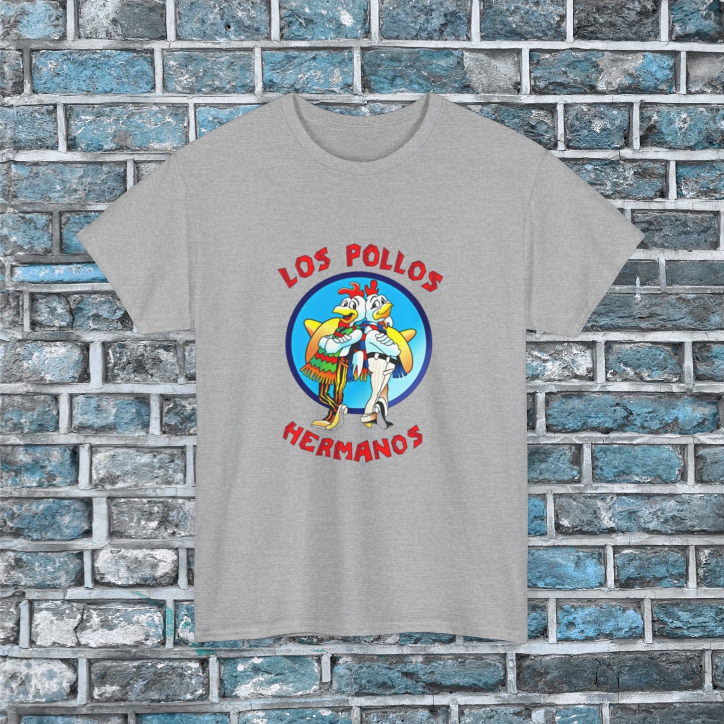 Los Pollos Hermanos 2 sided T-shirts Mens, Womens Better Call Saul Breaking Bad TV  shirts Unisex Heavy Cotton Tee