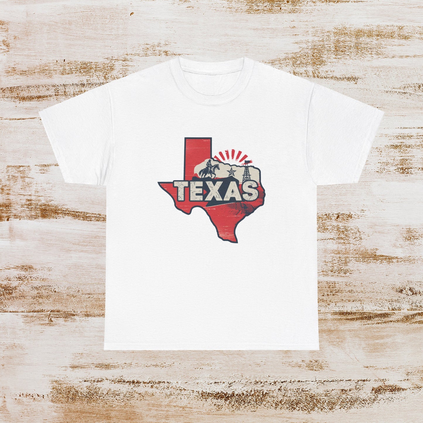 Texas State T-Shirt Perfect Texas Love or Souvenir Tee Unisex Cotton Tee