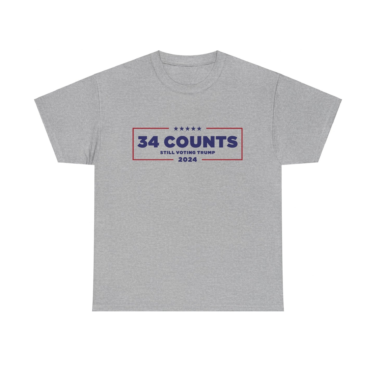 34 Counts Still Voting For Donald Trump Shirt, Trump Conviction Shirt, Guilty On All Counts Shirt Maga