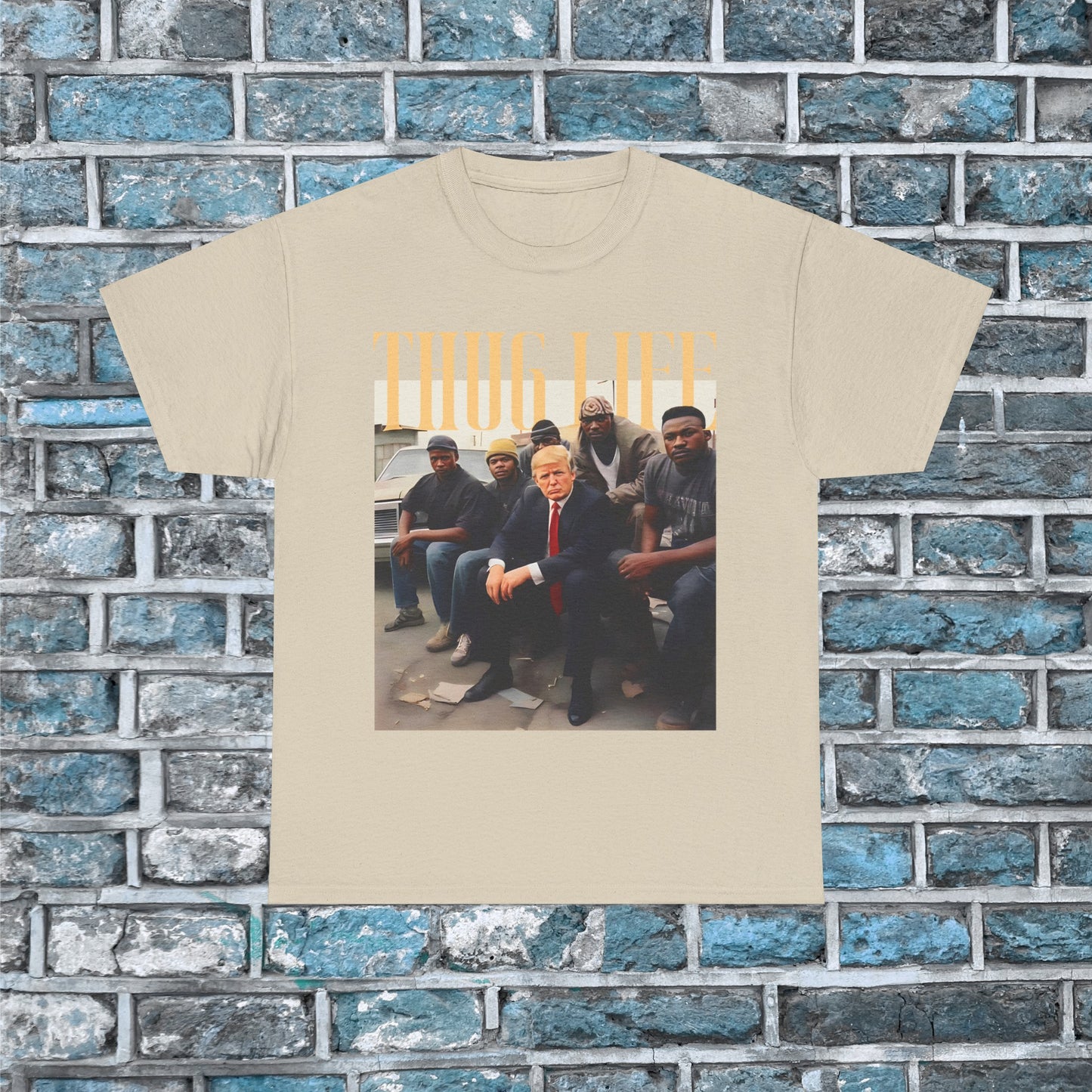 Donald Trump Thug Life Shirt, Viral Thug Life Trump T-Shirt, Sarcastic Donald Trump Tee, Funny Trump 2024 Shirt, Republican Gifts