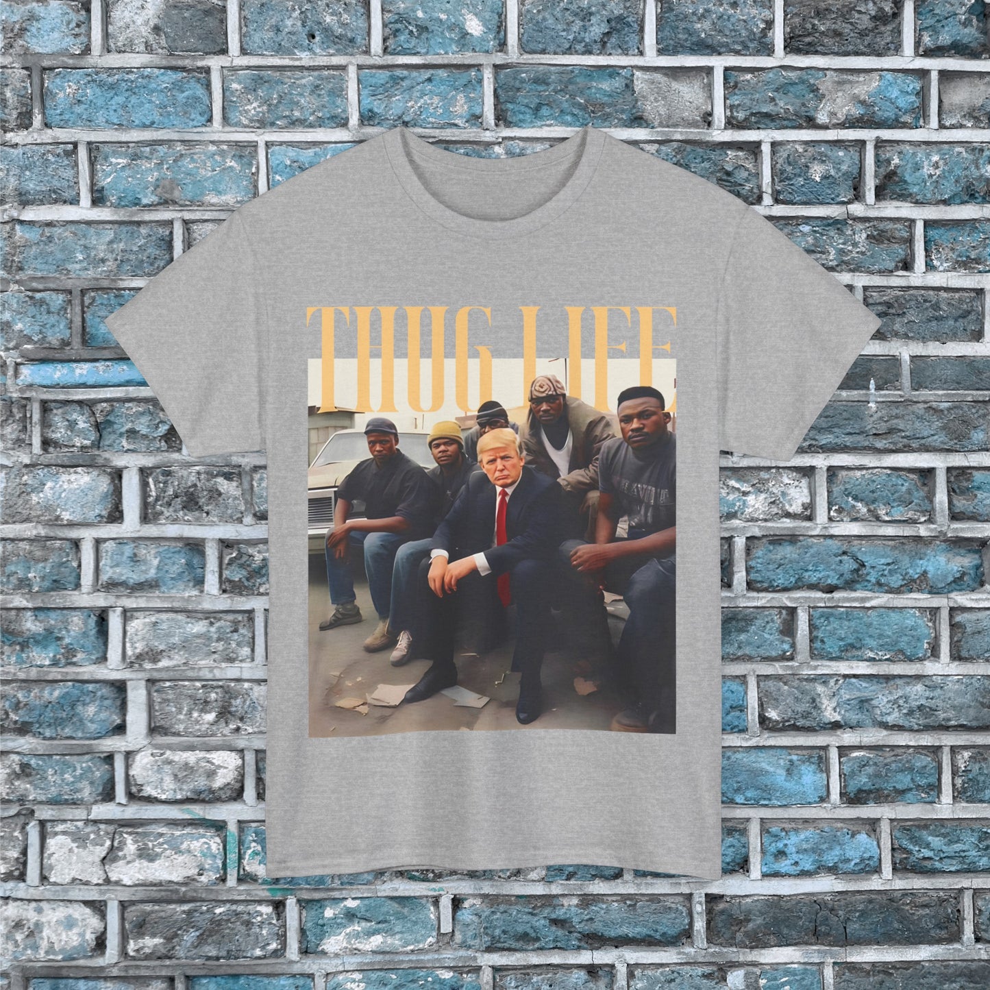 Donald Trump Thug Life Shirt, Viral Thug Life Trump T-Shirt, Sarcastic Donald Trump Tee, Funny Trump 2024 Shirt, Republican Gifts