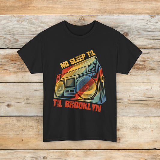 No Sleep Till Brooklyn T Shirt Unisex Cotton Tee Brooklyn New York