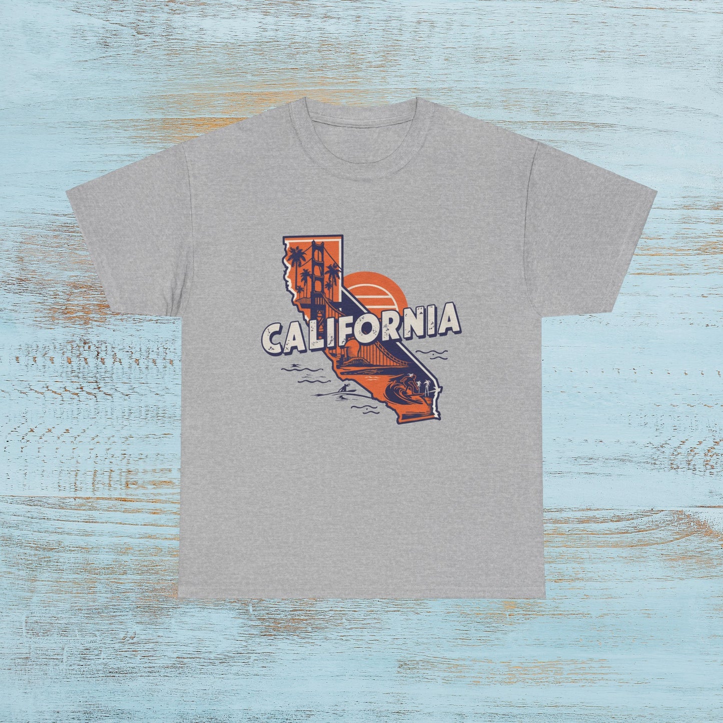 California State T-Shirt l Perfect Cali Love or Souvenir Tee Unisex Cotton