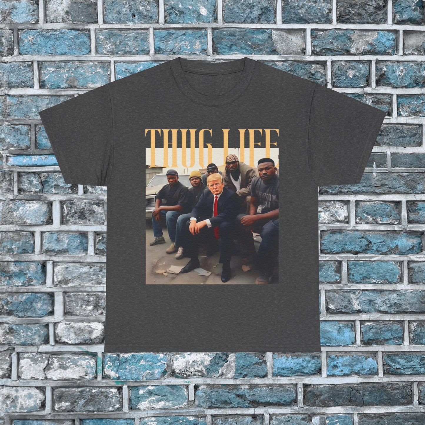 Donald Trump Thug Life Shirt, Viral Thug Life Trump T-Shirt, Sarcastic Donald Trump Tee, Funny Trump 2024 Shirt, Republican Gifts