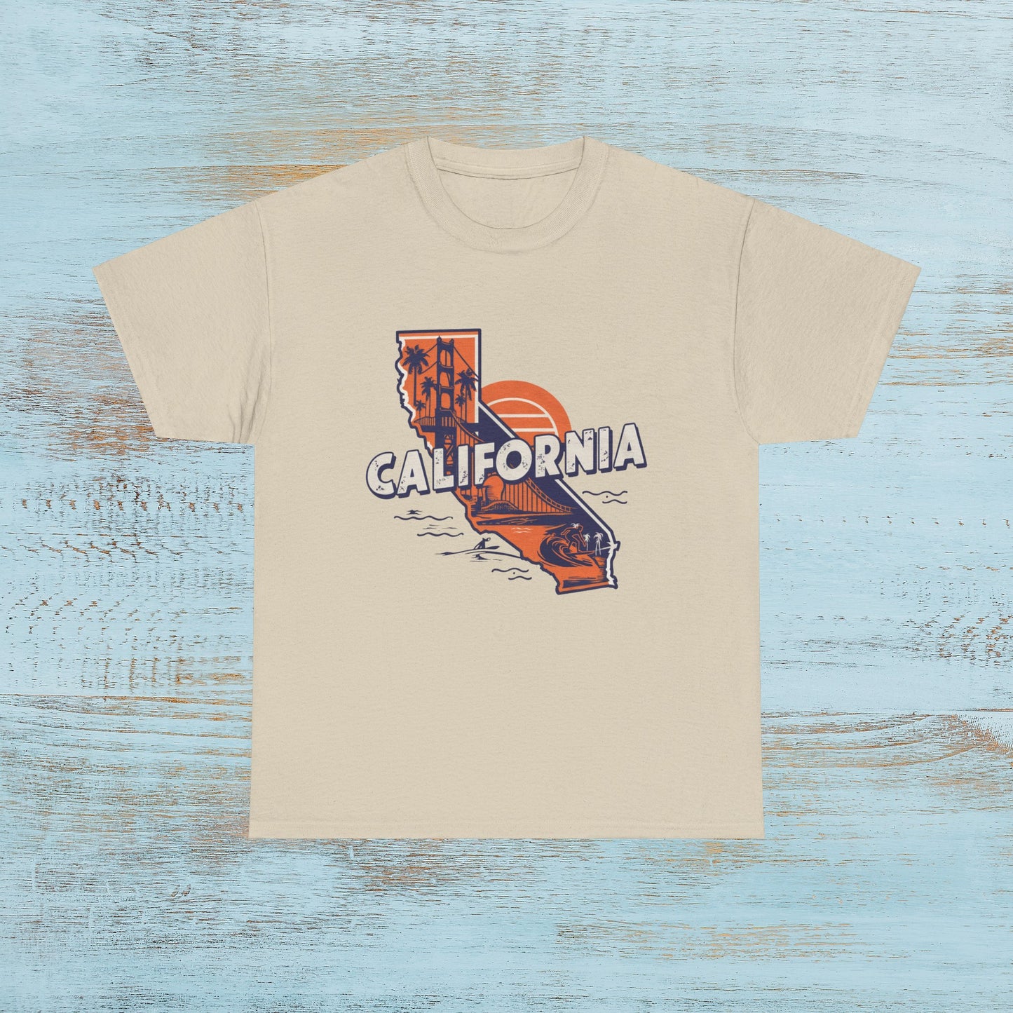 California State T-Shirt l Perfect Cali Love or Souvenir Tee Unisex Cotton