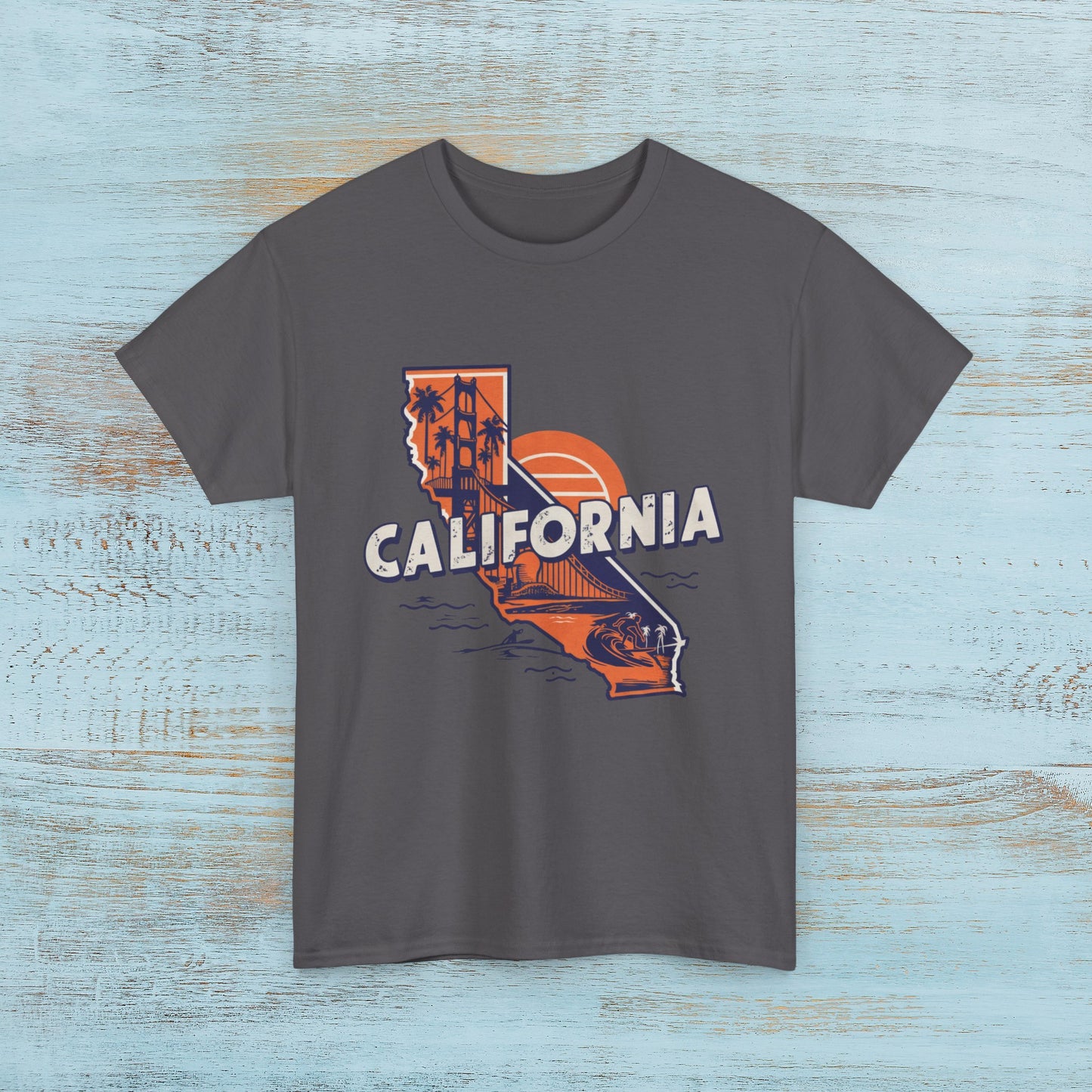 California State T-Shirt l Perfect Cali Love or Souvenir Tee Unisex Cotton