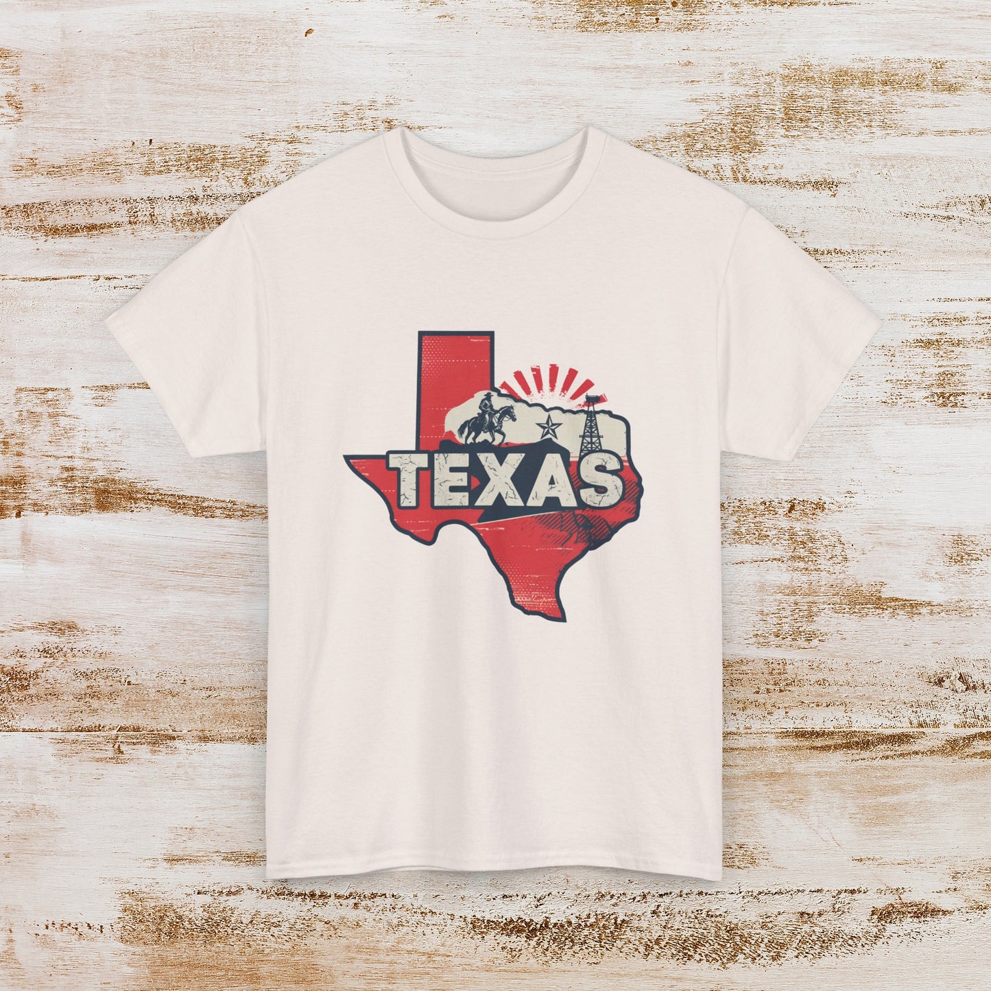 Texas State T-Shirt Perfect Texas Love or Souvenir Tee Unisex Cotton Tee