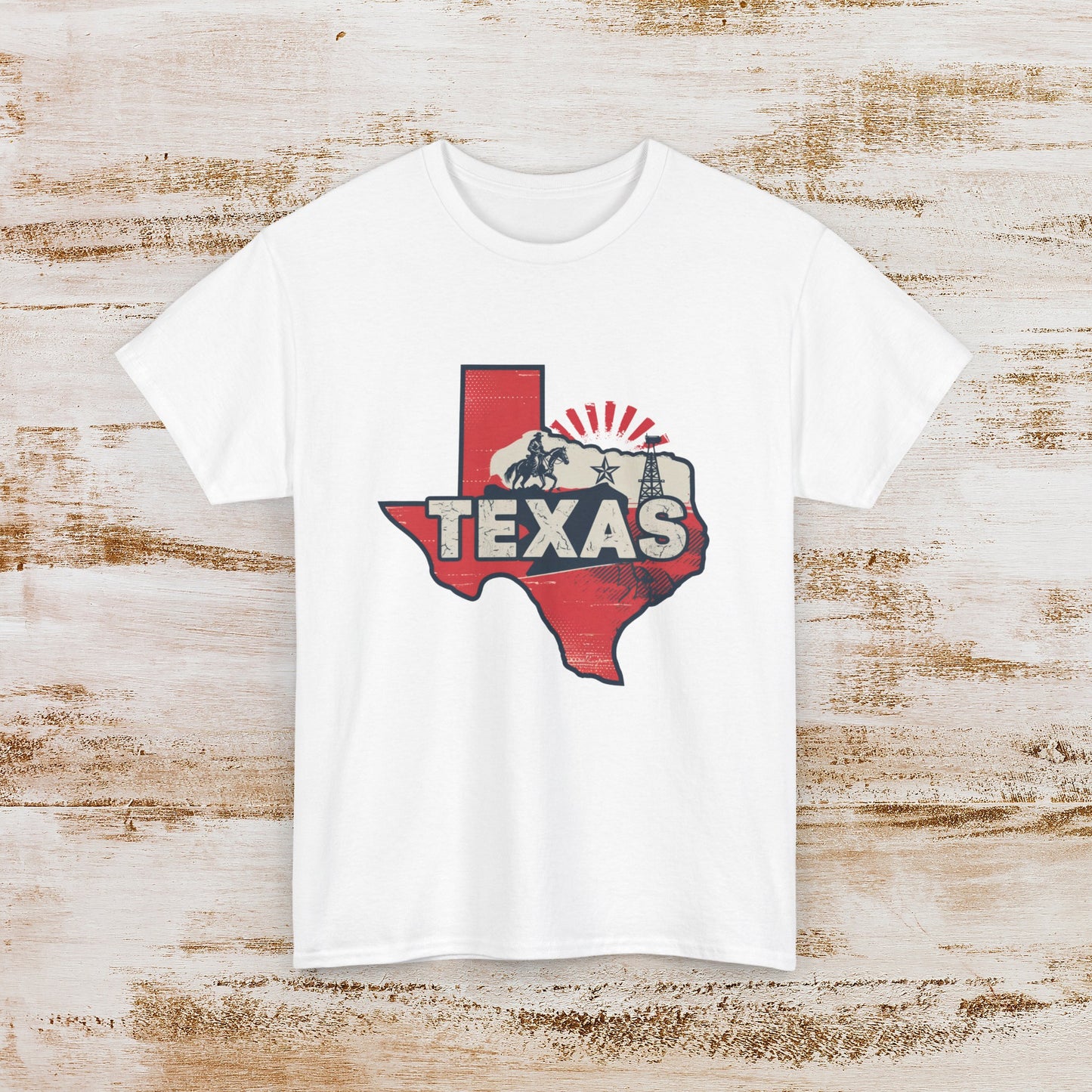 Texas State T-Shirt Perfect Texas Love or Souvenir Tee Unisex Cotton Tee