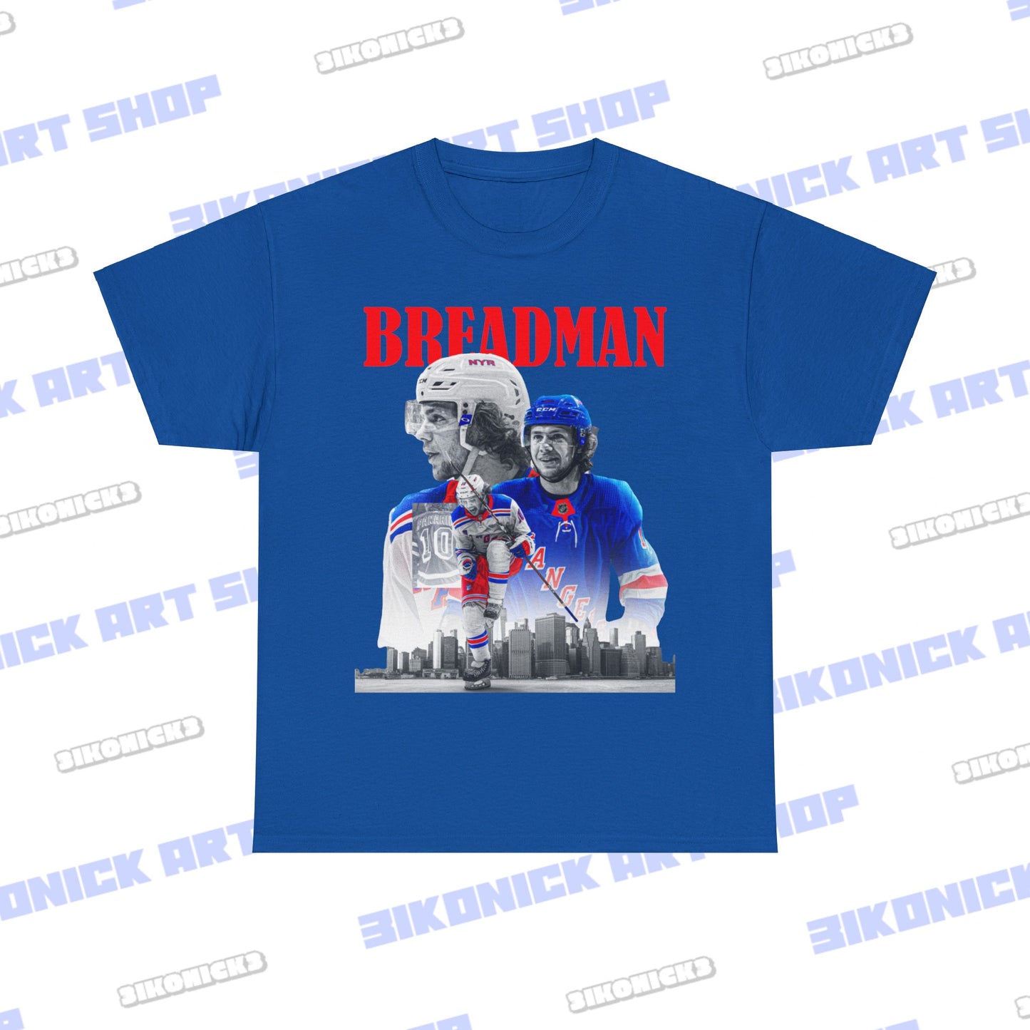 New York Rangers Breadman Unisex T-shirt, Artemi Panarin New York Ice Hockey Shirt, Ice Hockey  Fan Gift, Rangers